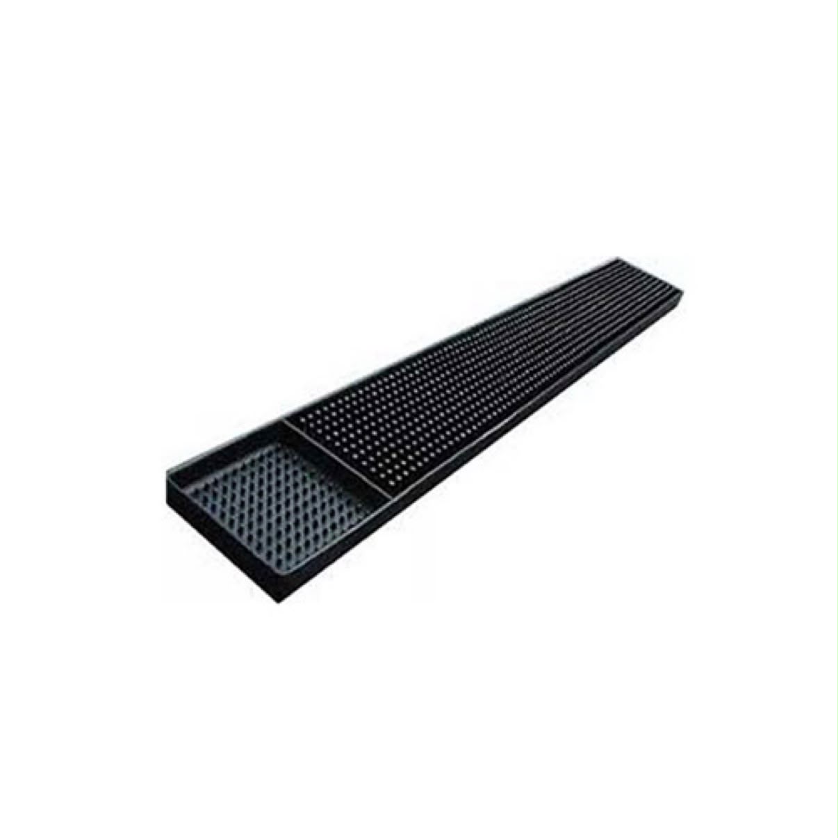 bar mat / goma negra / 58x8 cm