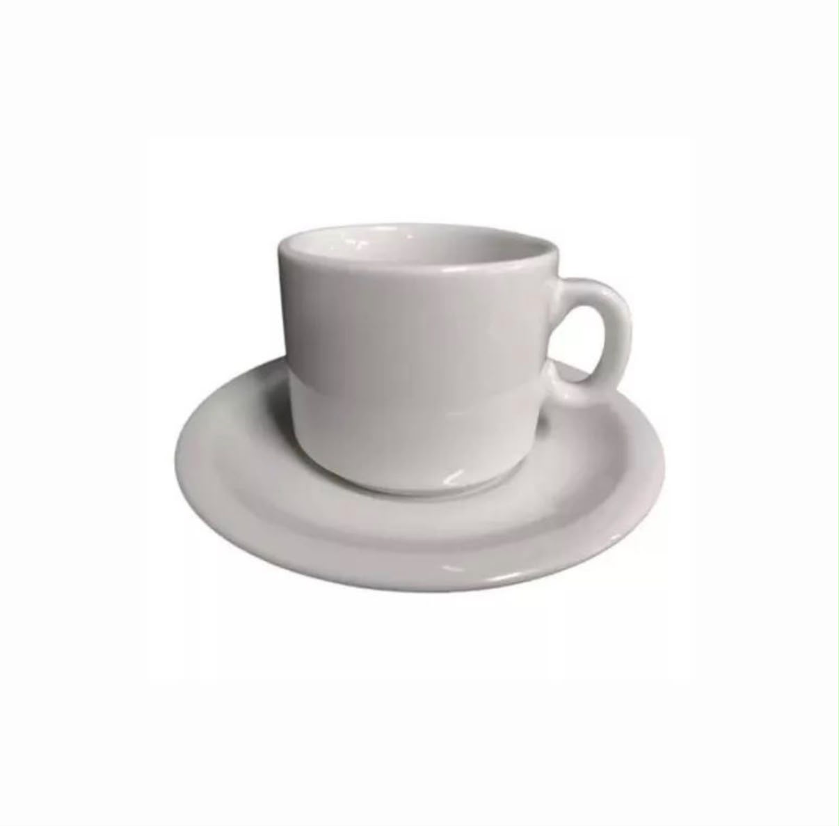Taza para te germer / porcelana blanca / 200cc