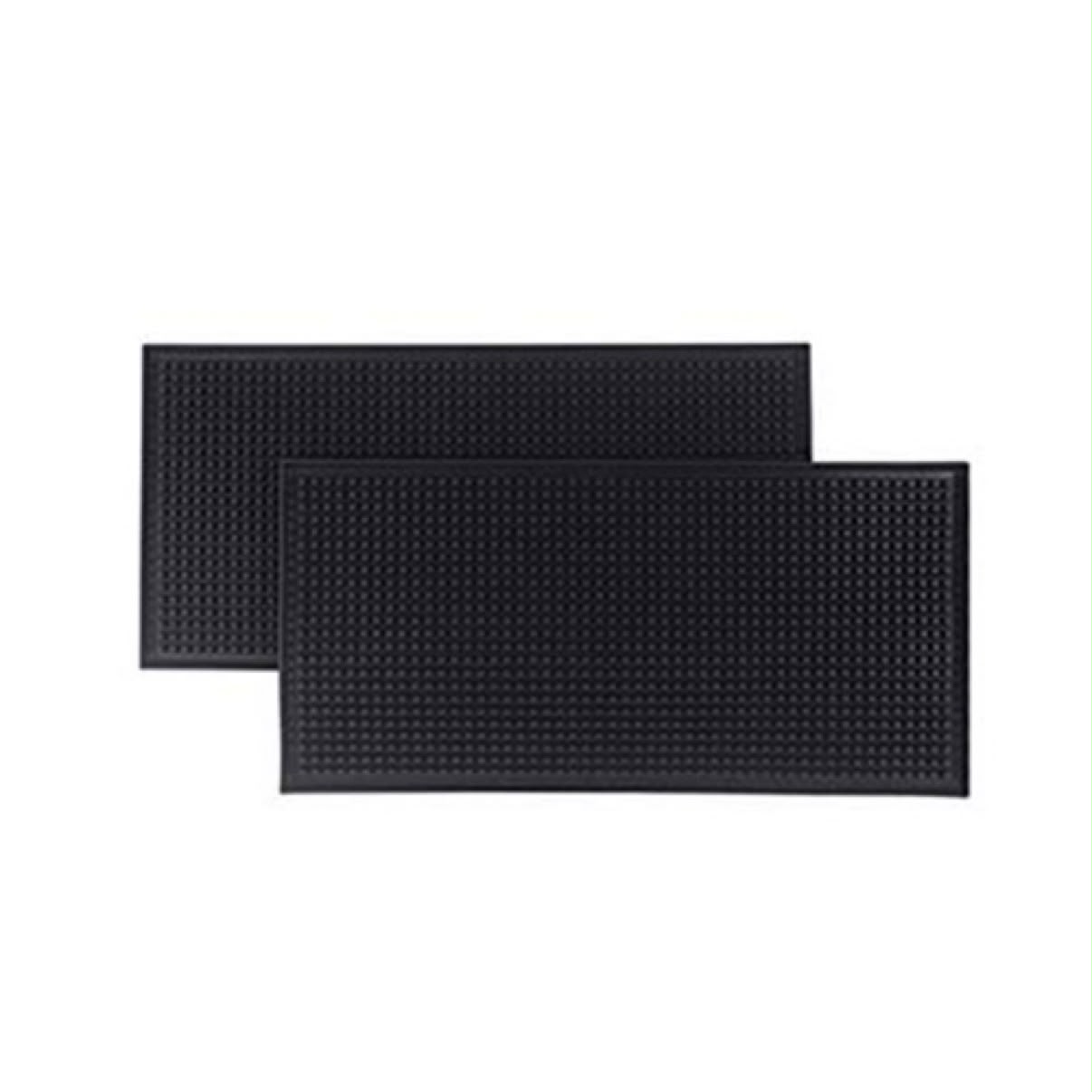 bar mat / goma negra / 30x45 cm