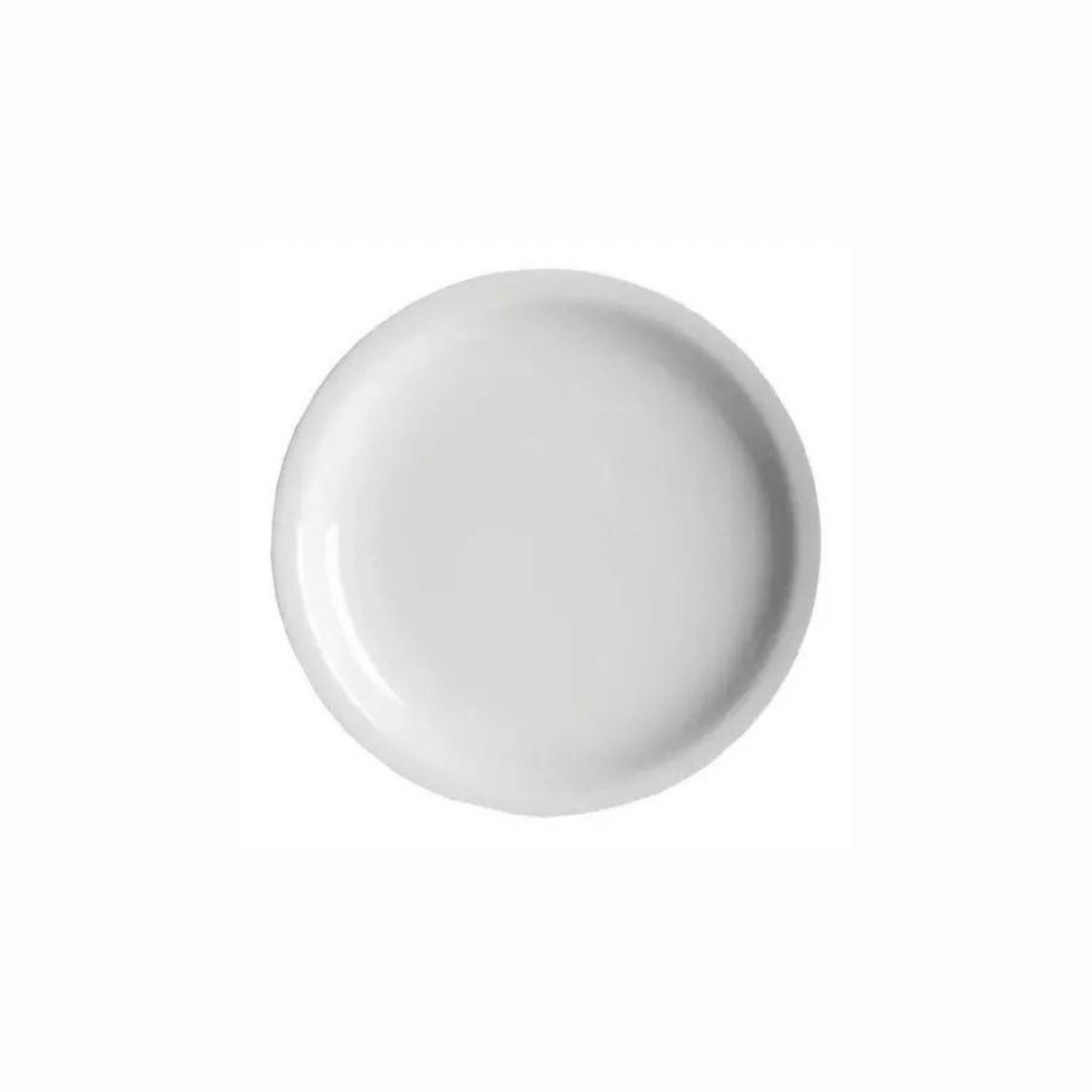 Plato de porcelana blanco 25 cm germer