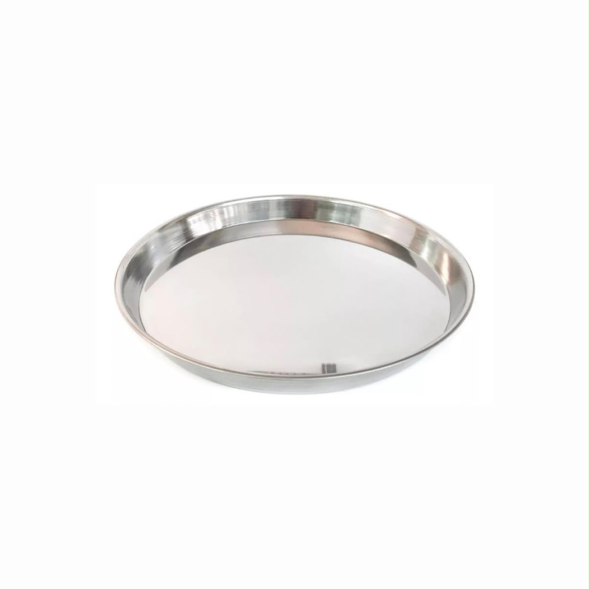 Bandeja pizzera de acero inoxidable 35cm