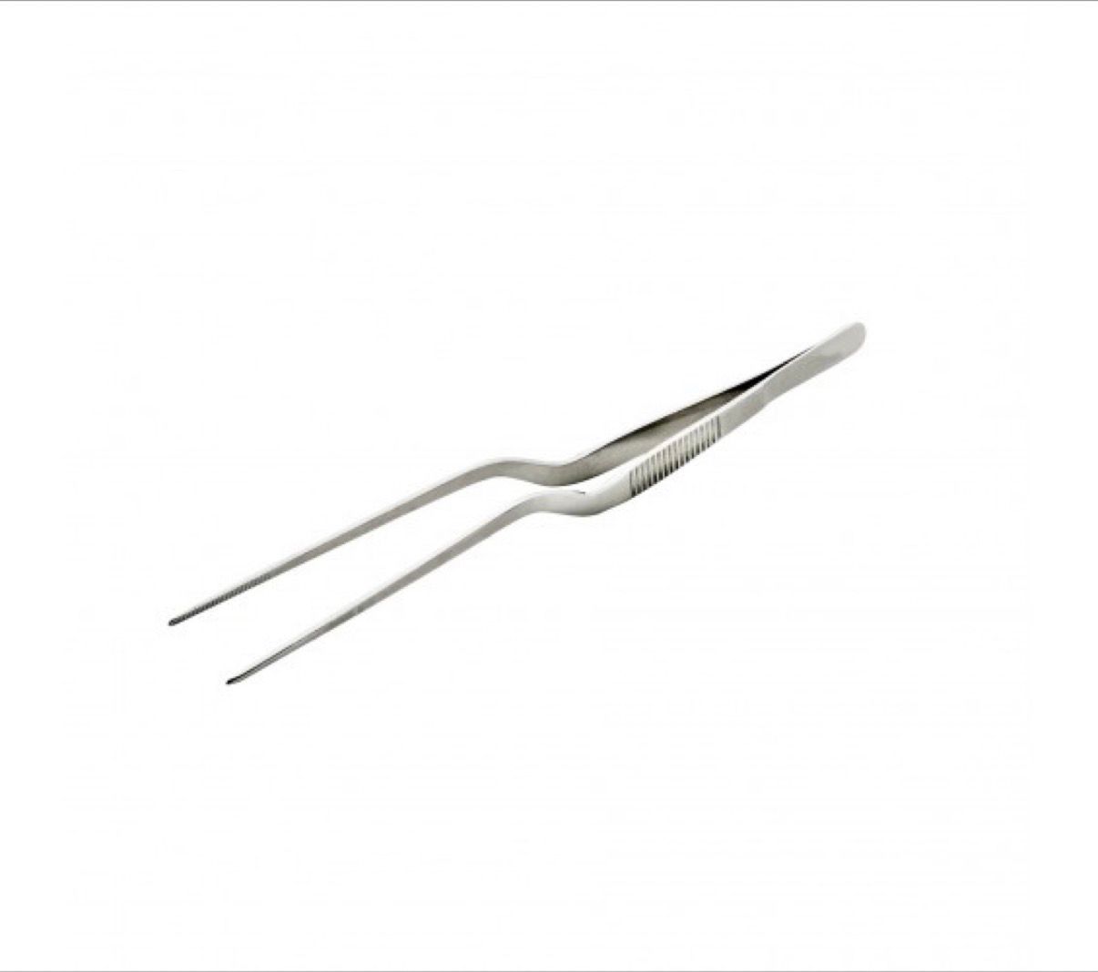 Pinza para emplatar escalonada de acero inoxidable 24cm