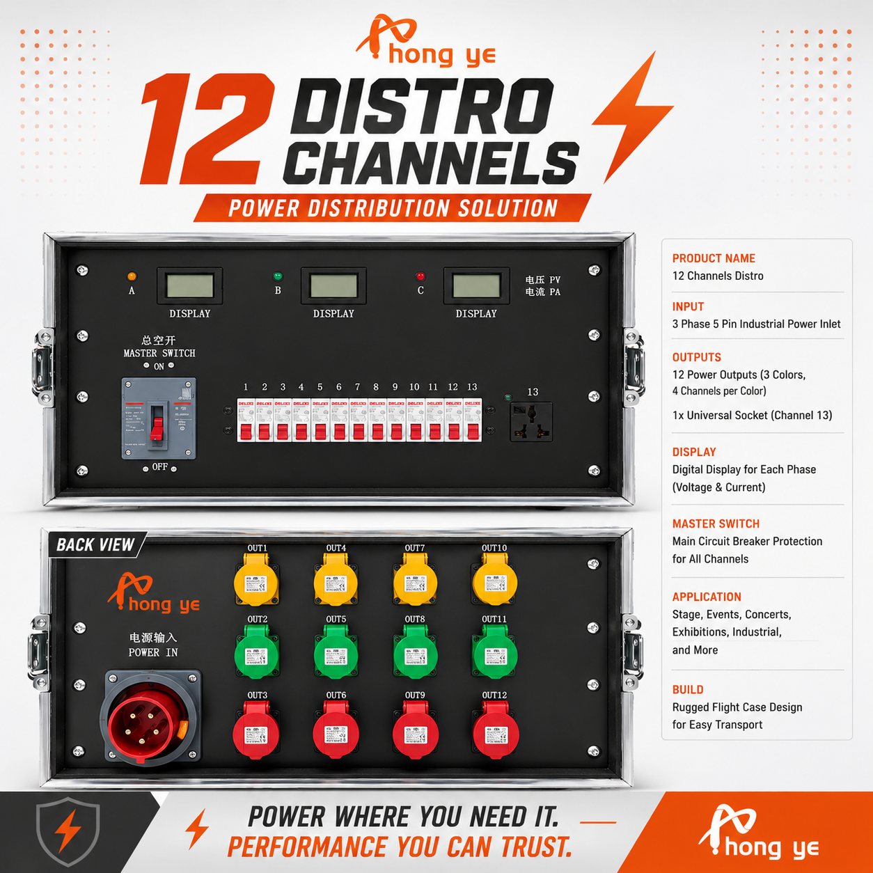 12-Channel Power Distribution Box