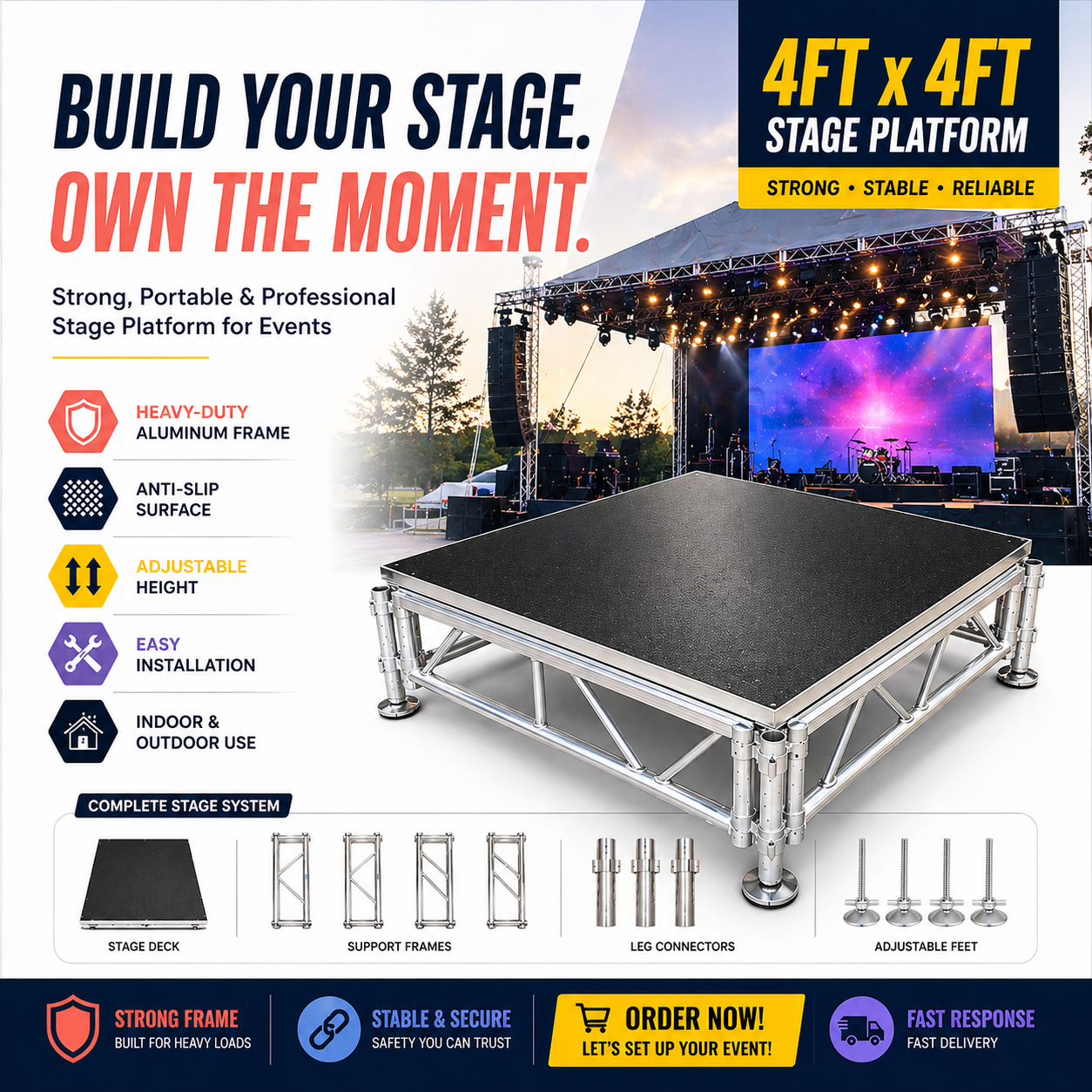 4FT x 4FT Stage Platform