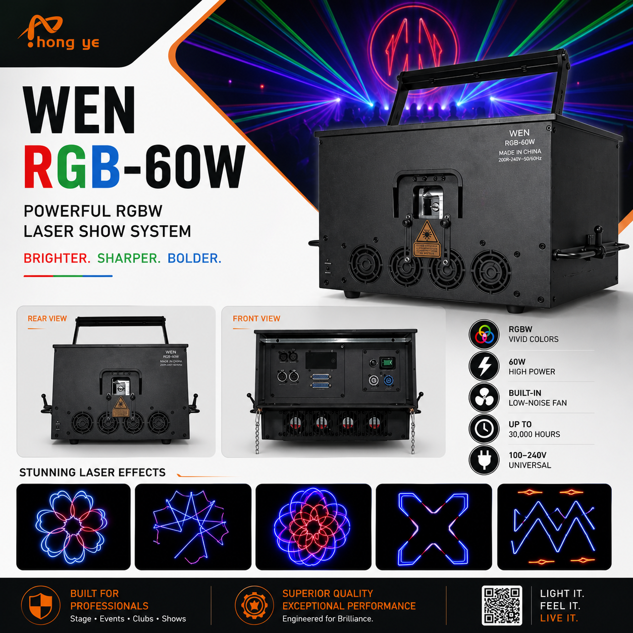 WEN RGB-60W Laser Show System