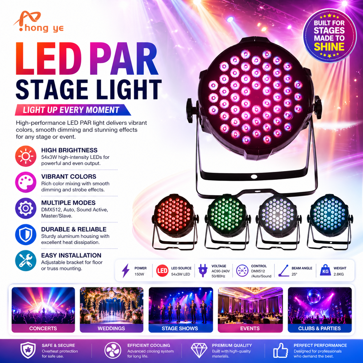 LED PAR Stage Light