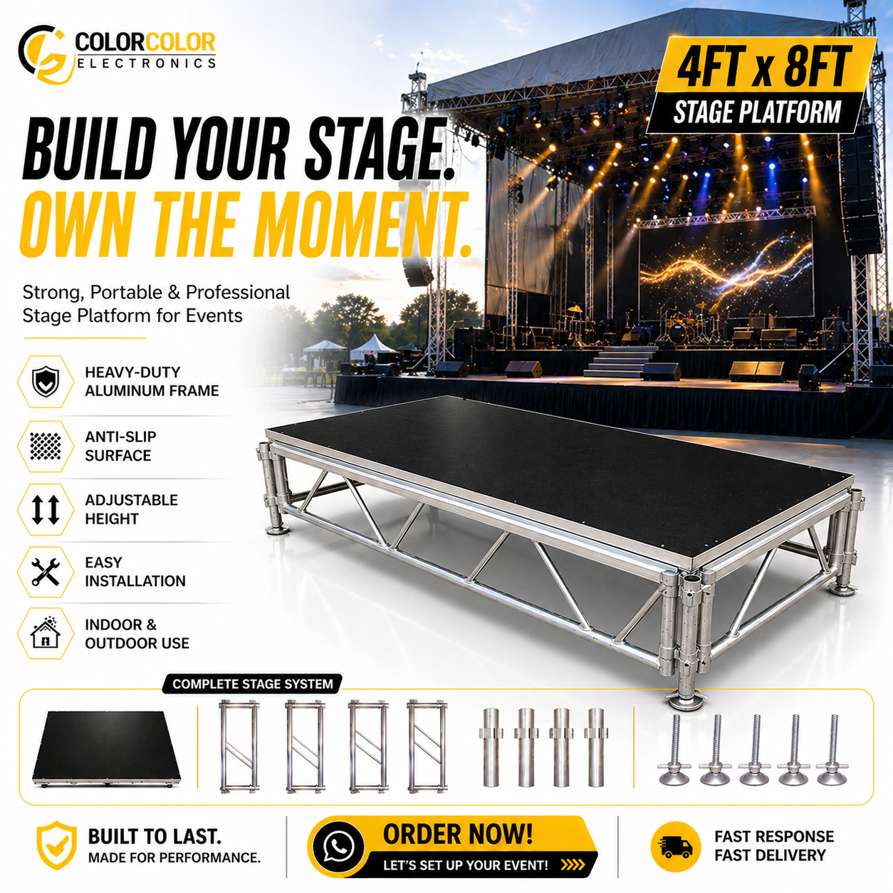 4FT x 8FT Stage Platform