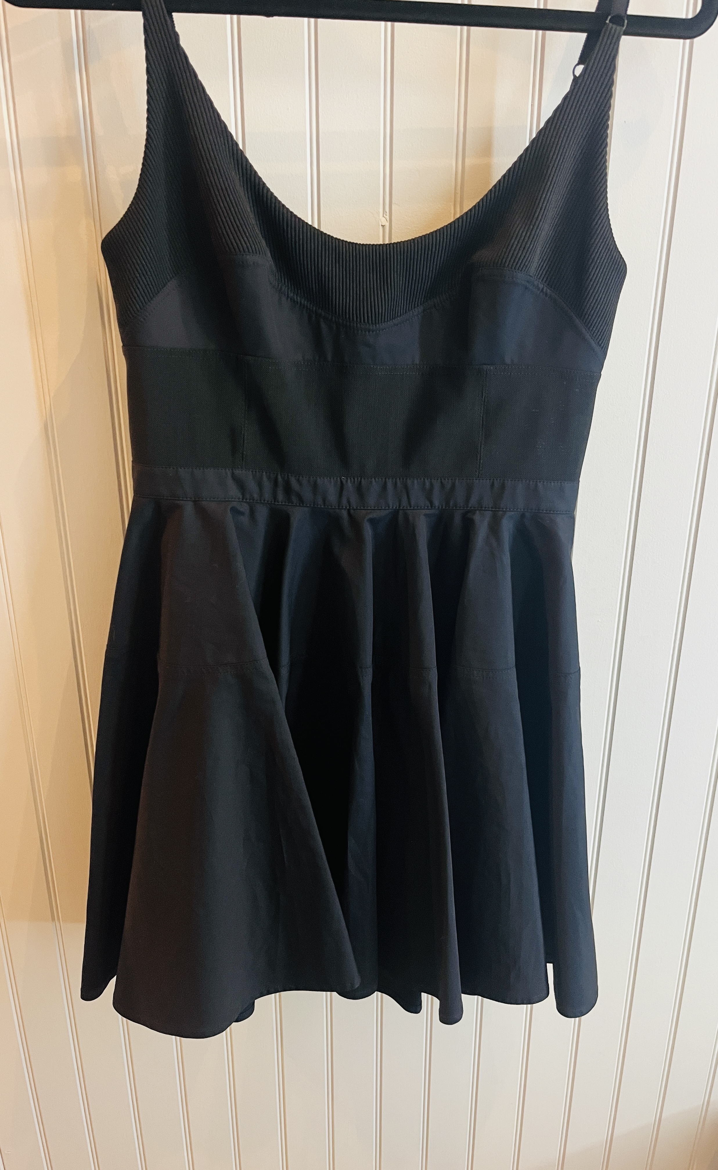 Alexander Wang Hybrid Poplin Fit & Flare Tank Mini Dress Size 4 
