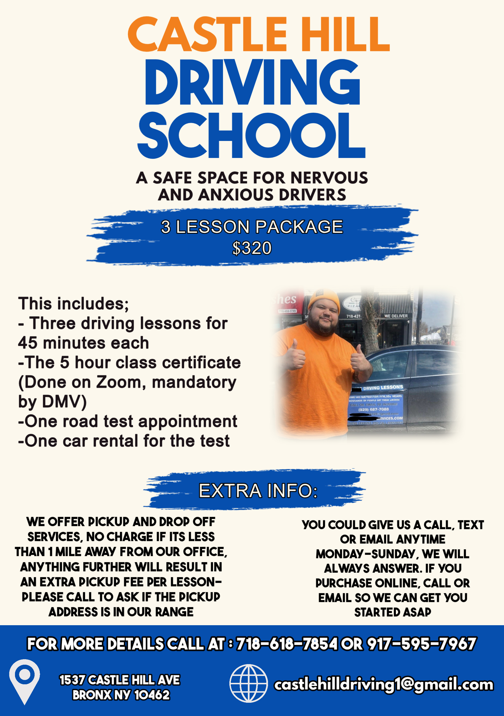 3 Lessons Package