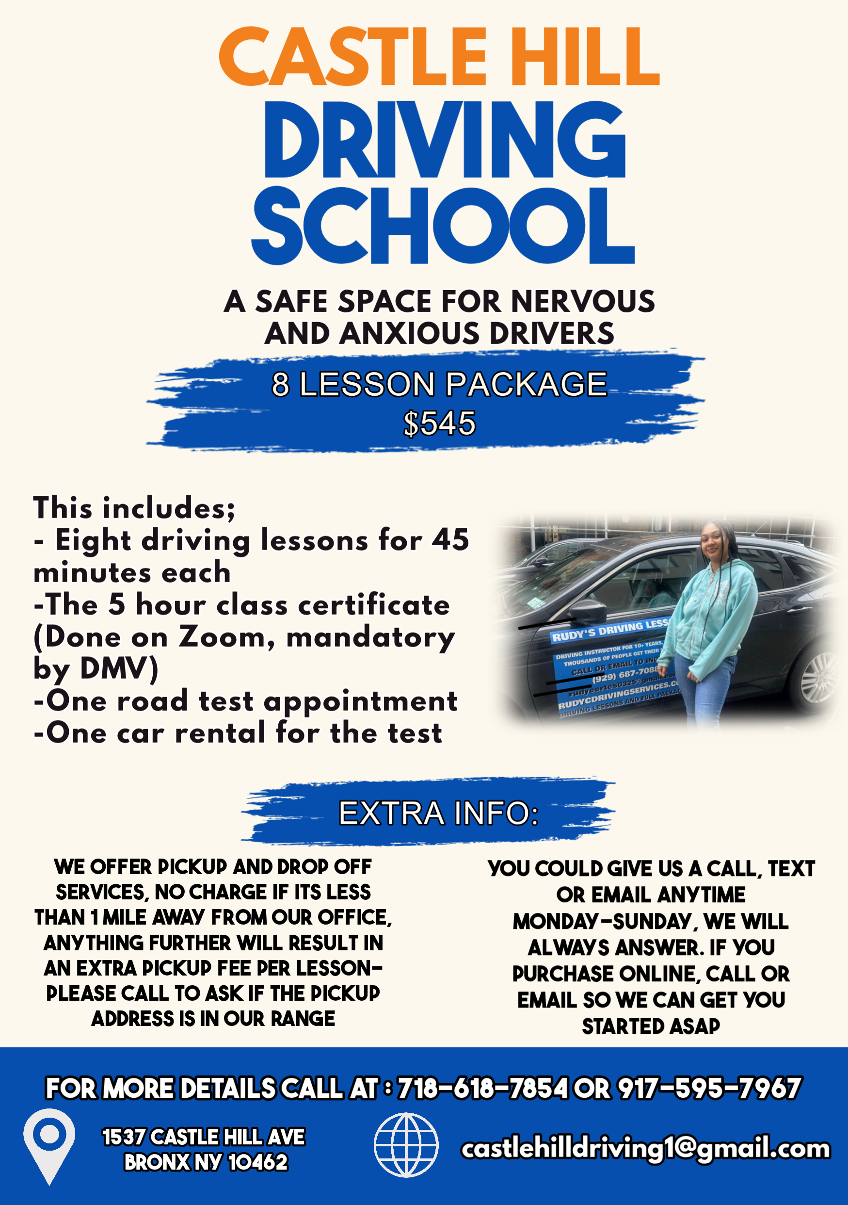 8 Lessons Package