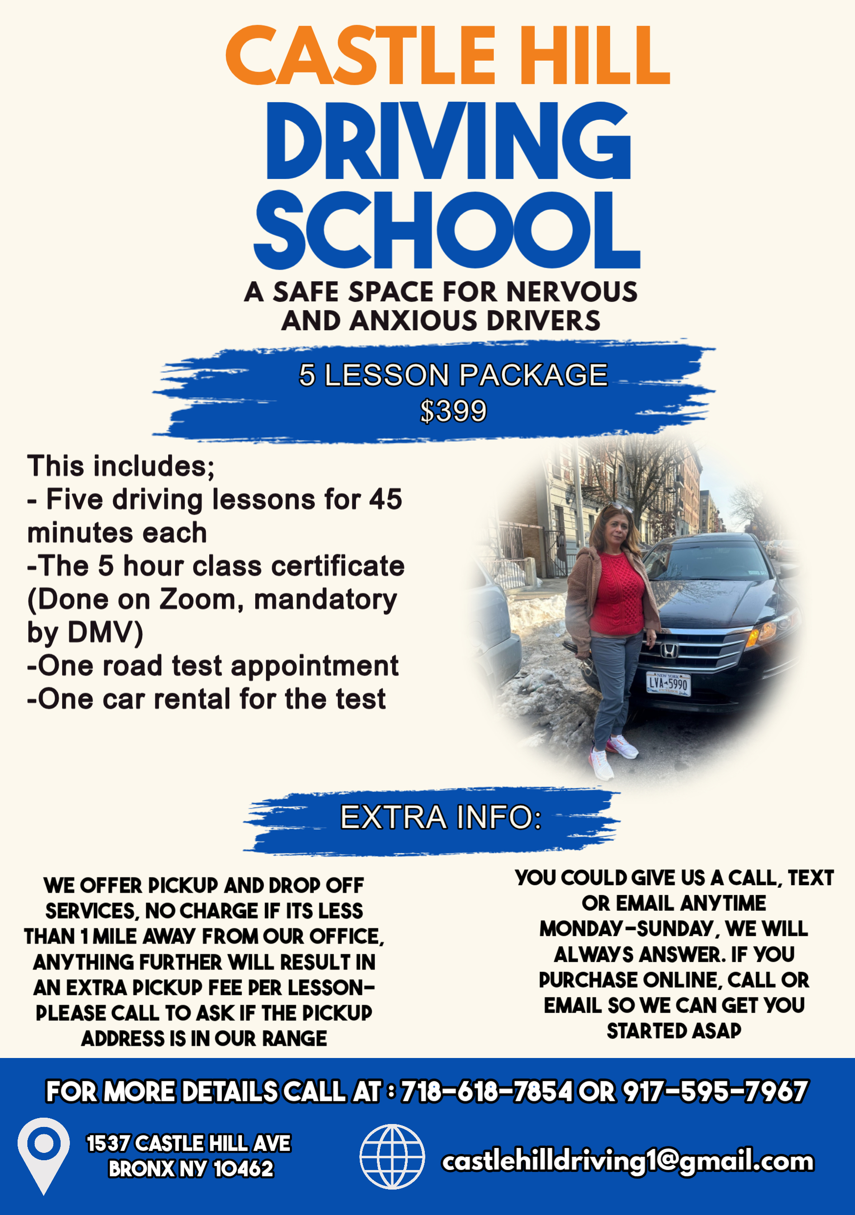 5 Lessons Package
