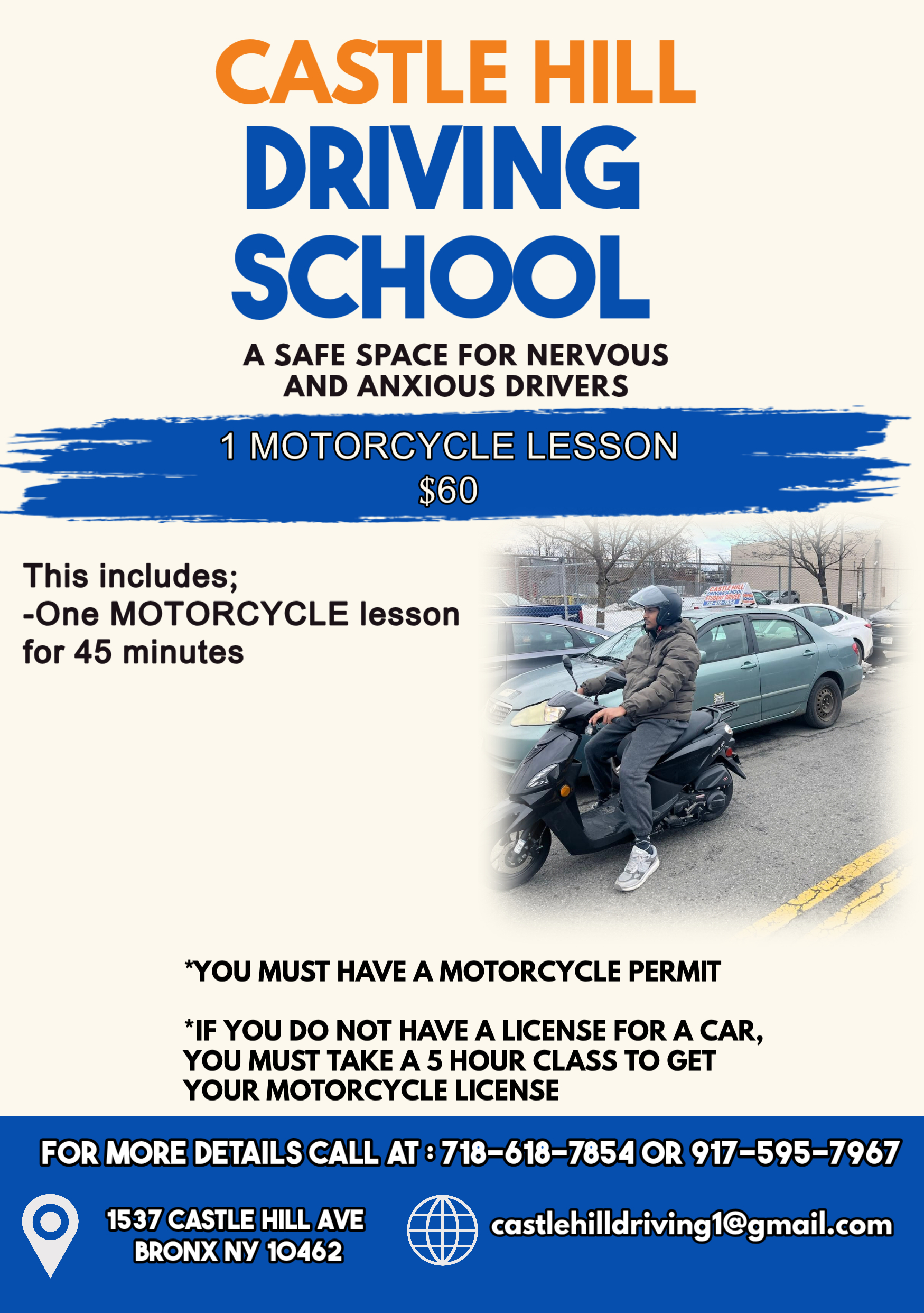 One Motorcycle Lesson