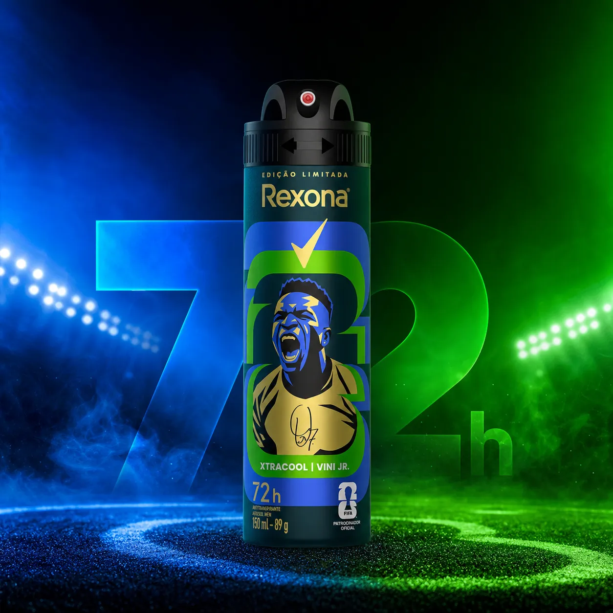 Desodorante Rexona XtraCool Vini Jr. Edição Limitada