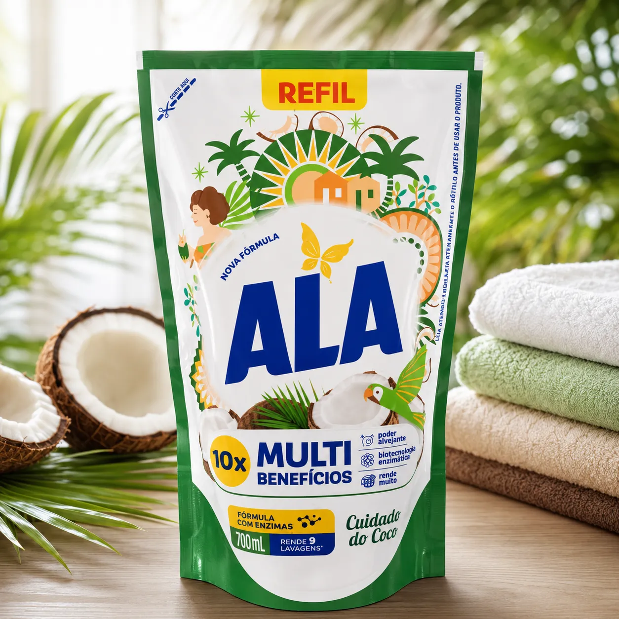 Sabão Líquido Ala Refil 700ml