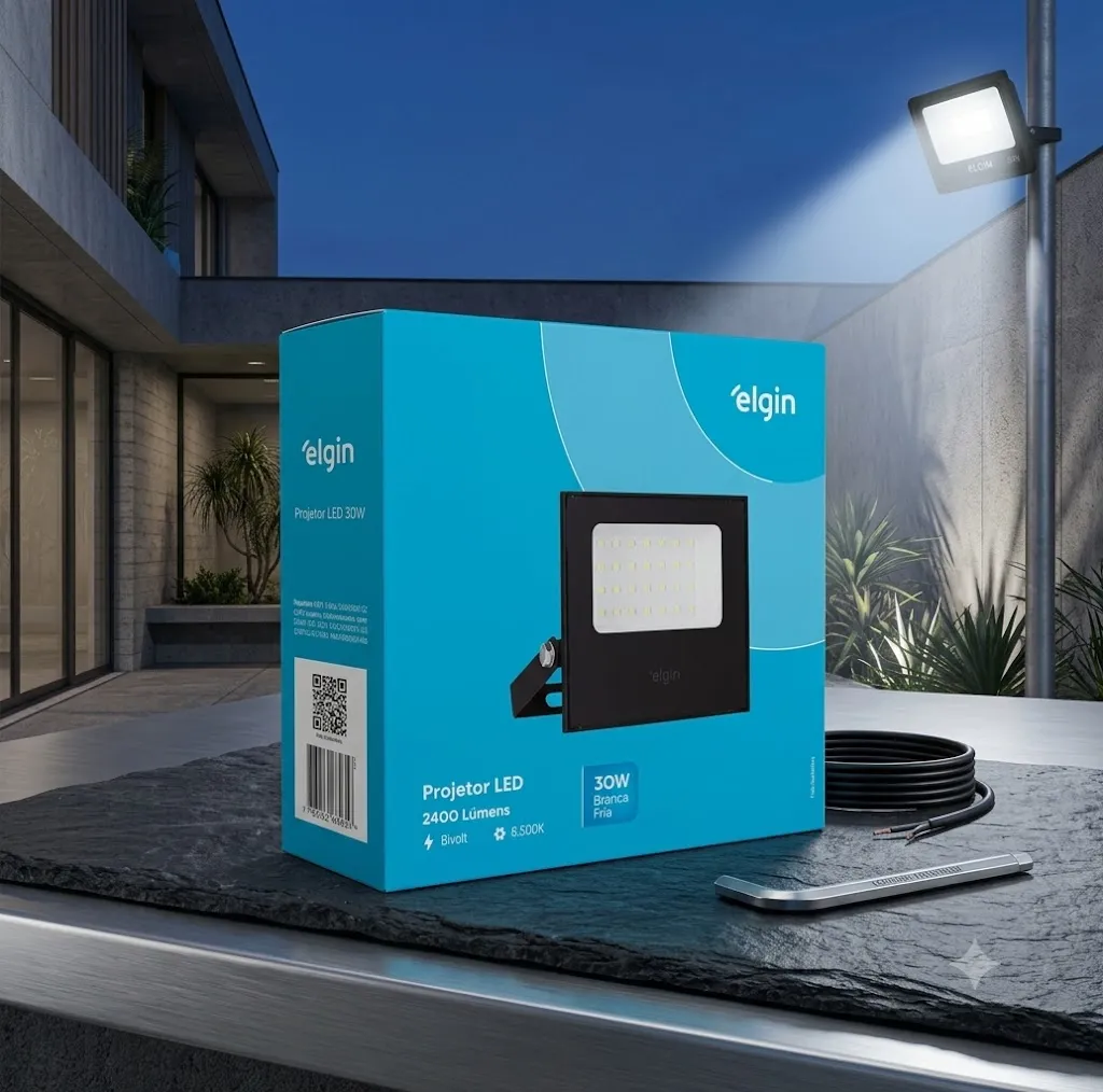 Projetor LED 30W Elgin