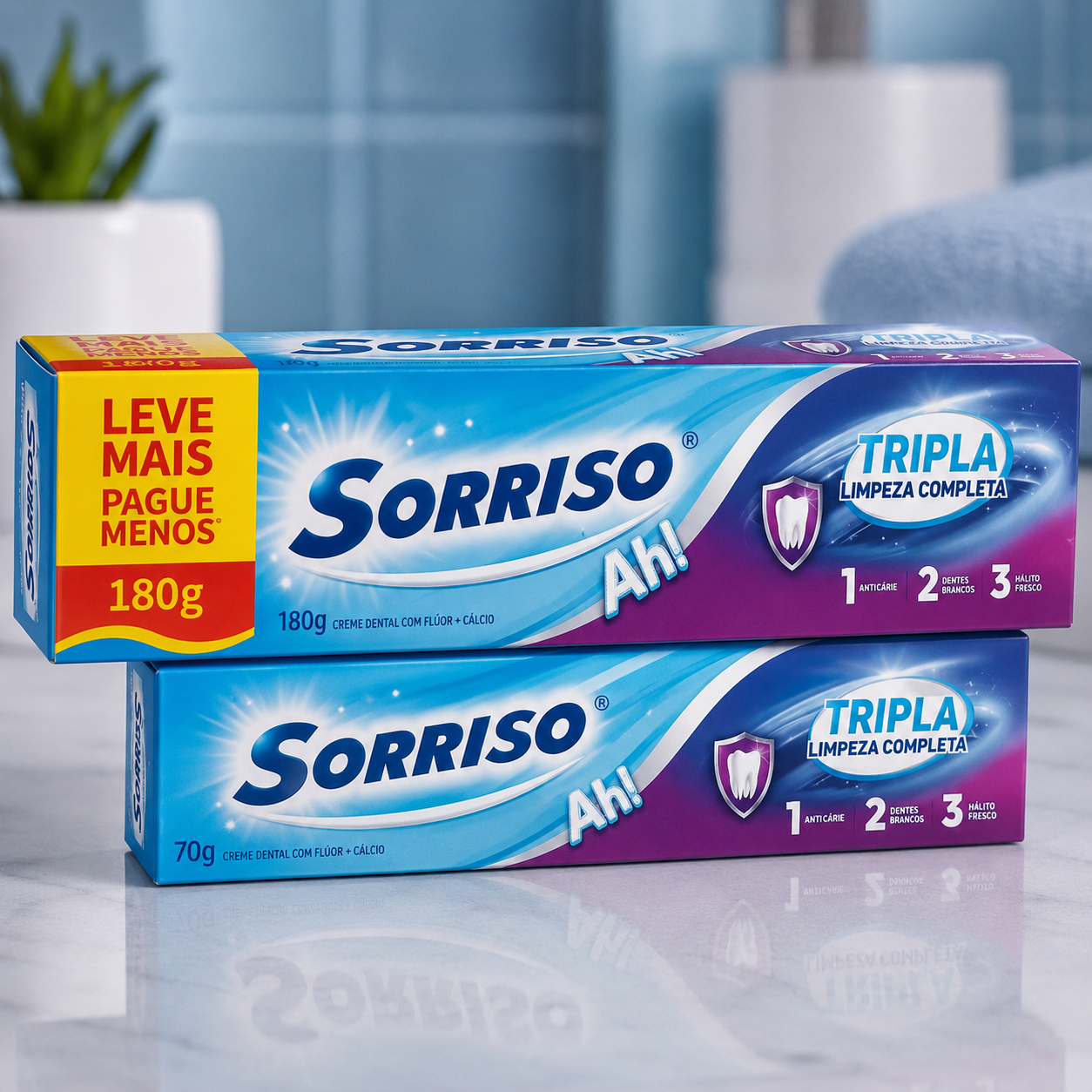 Creme Dental Sorriso Ah!