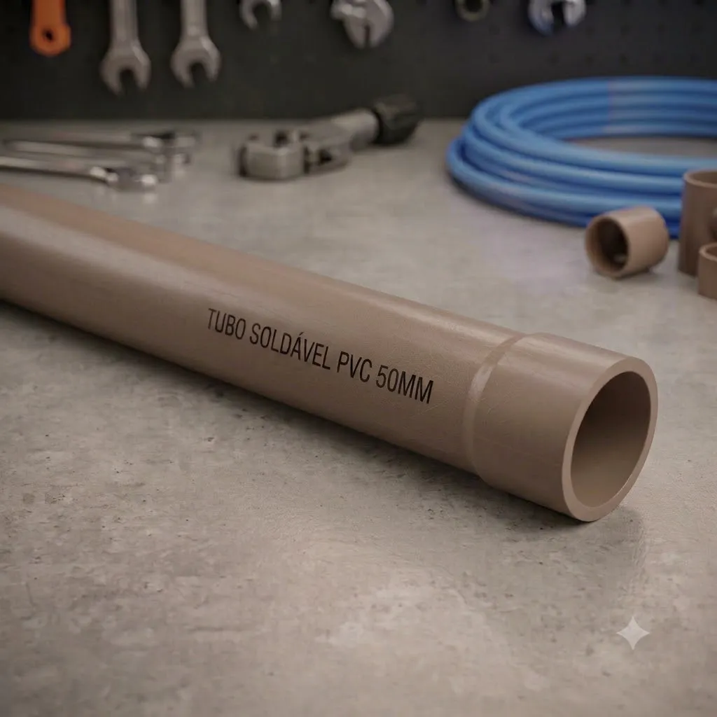 Tubo Soldável PVC 50mm