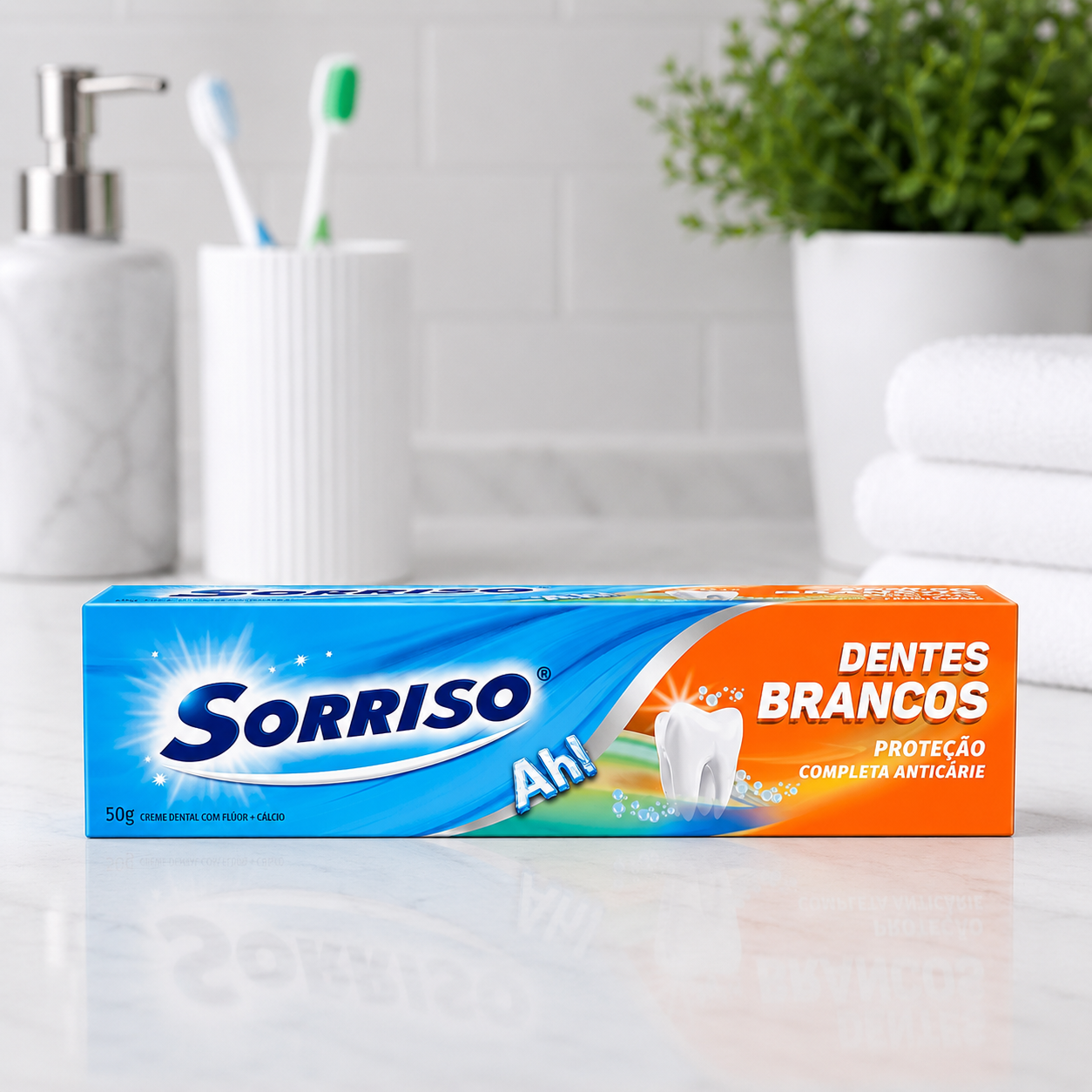 Creme Dental Sorriso Dentes Brancos 180g