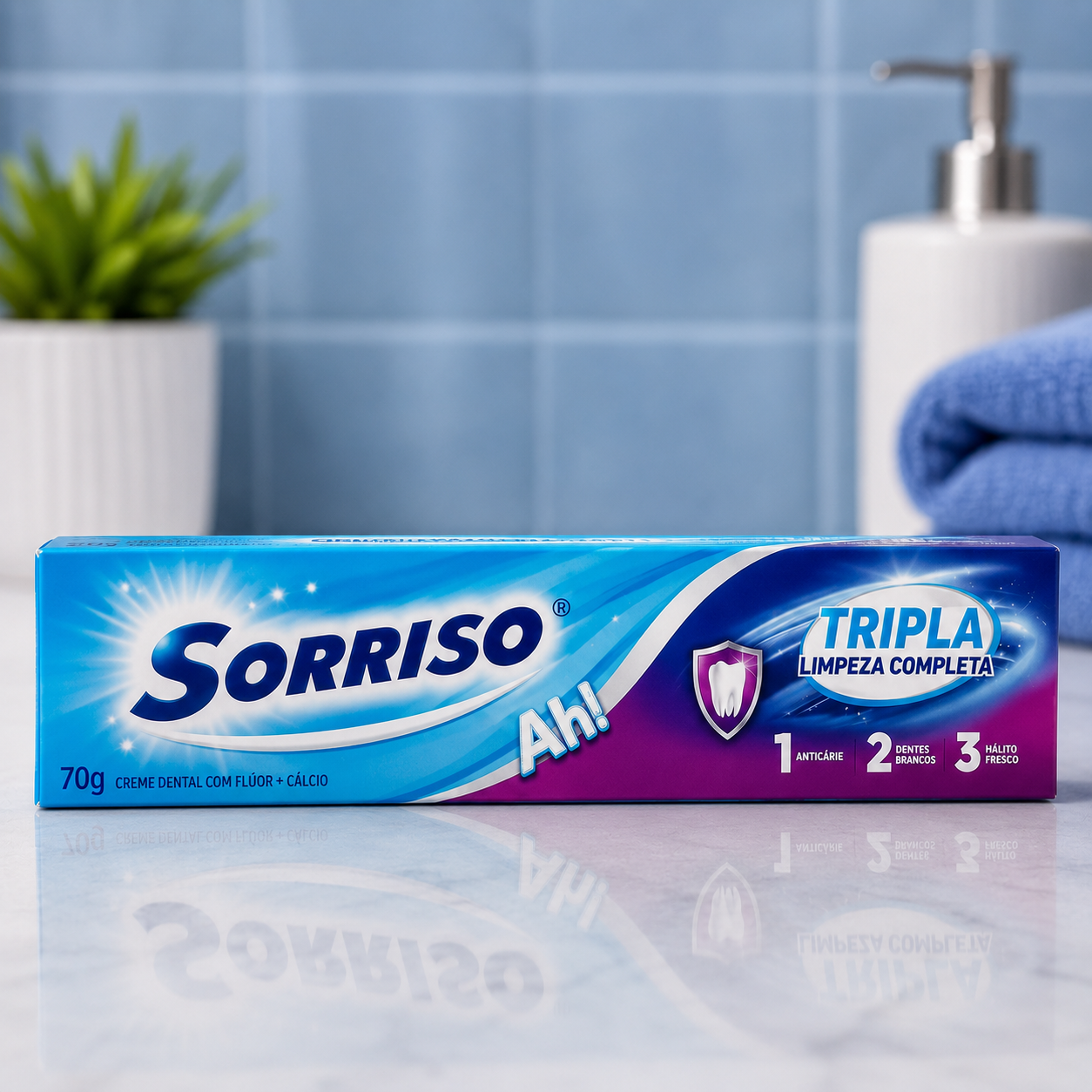 Creme Dental Sorriso Ah!