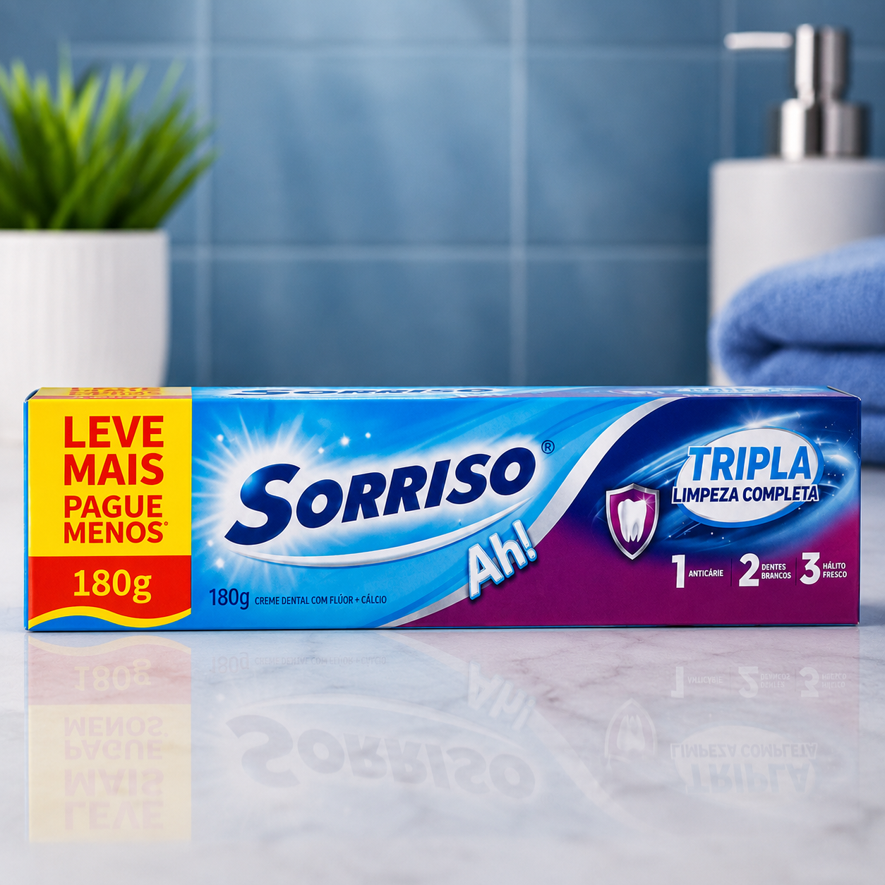 Creme Dental Sorriso Ah!