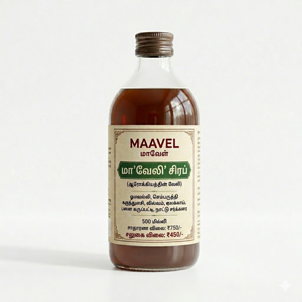 Ma'veli Syrup (The Fence of Health) | 500 ML | மா'வேலி' சிரப் (ஆரோக்கியத்தின் வேலி) 