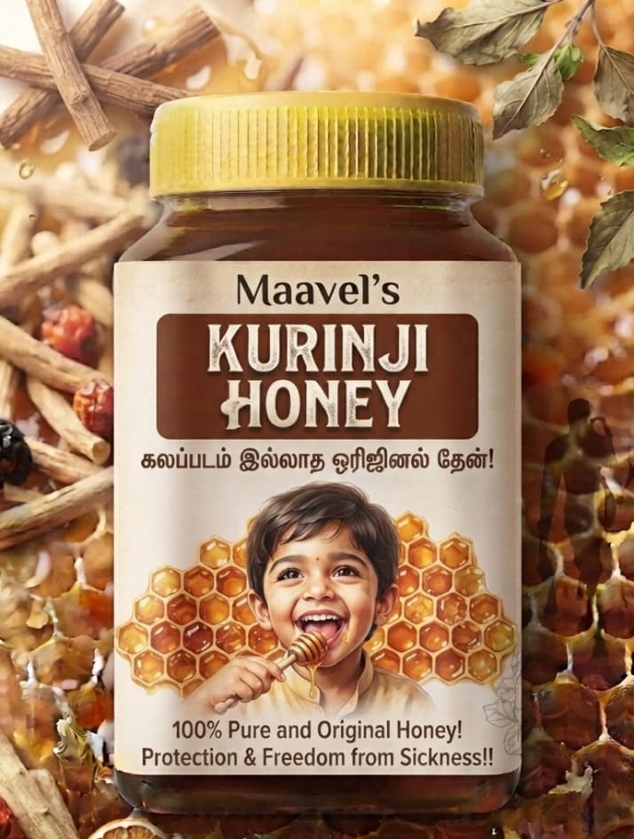 Maavel's Kurinji 360 Honey | 100% Pure & Natural | 500g