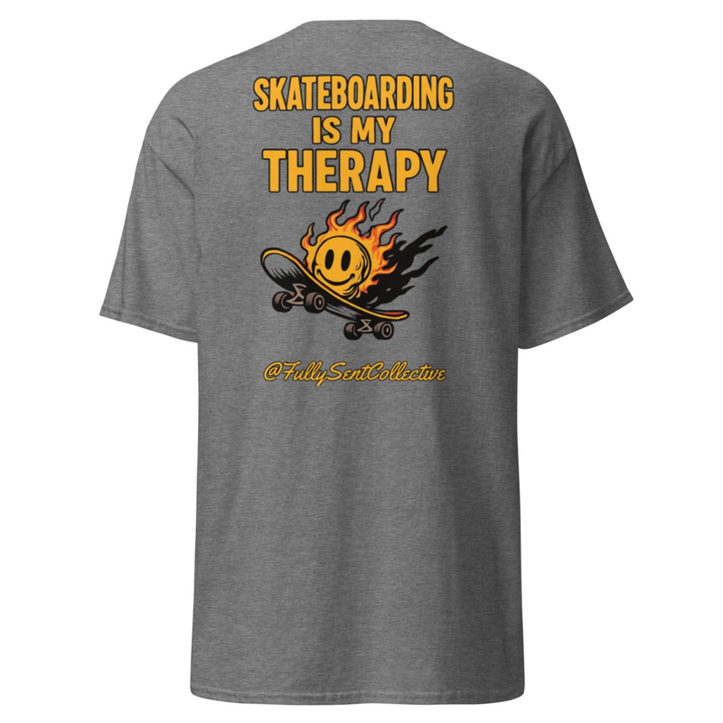 STAY SENT / Skateboarding is my therapy Unisex classic tee