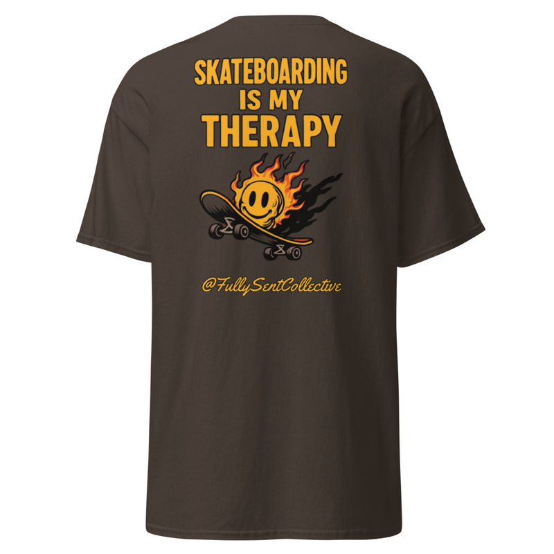 STAY SENT / Skateboarding is my therapy Unisex classic tee