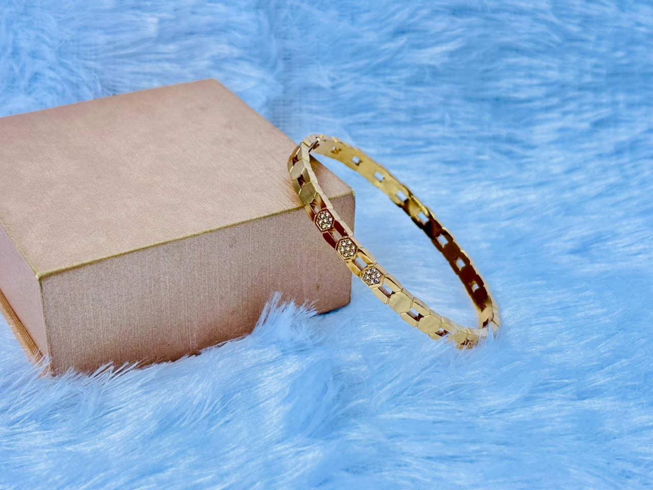 Elegant Gold Plated Bracelet