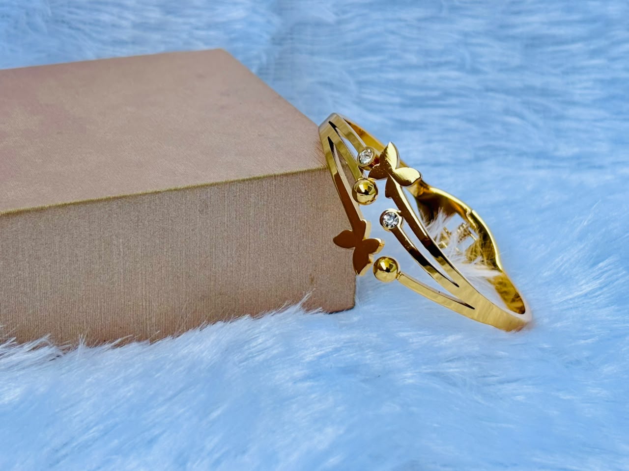 Butterfly Gold-Plated Bracelet