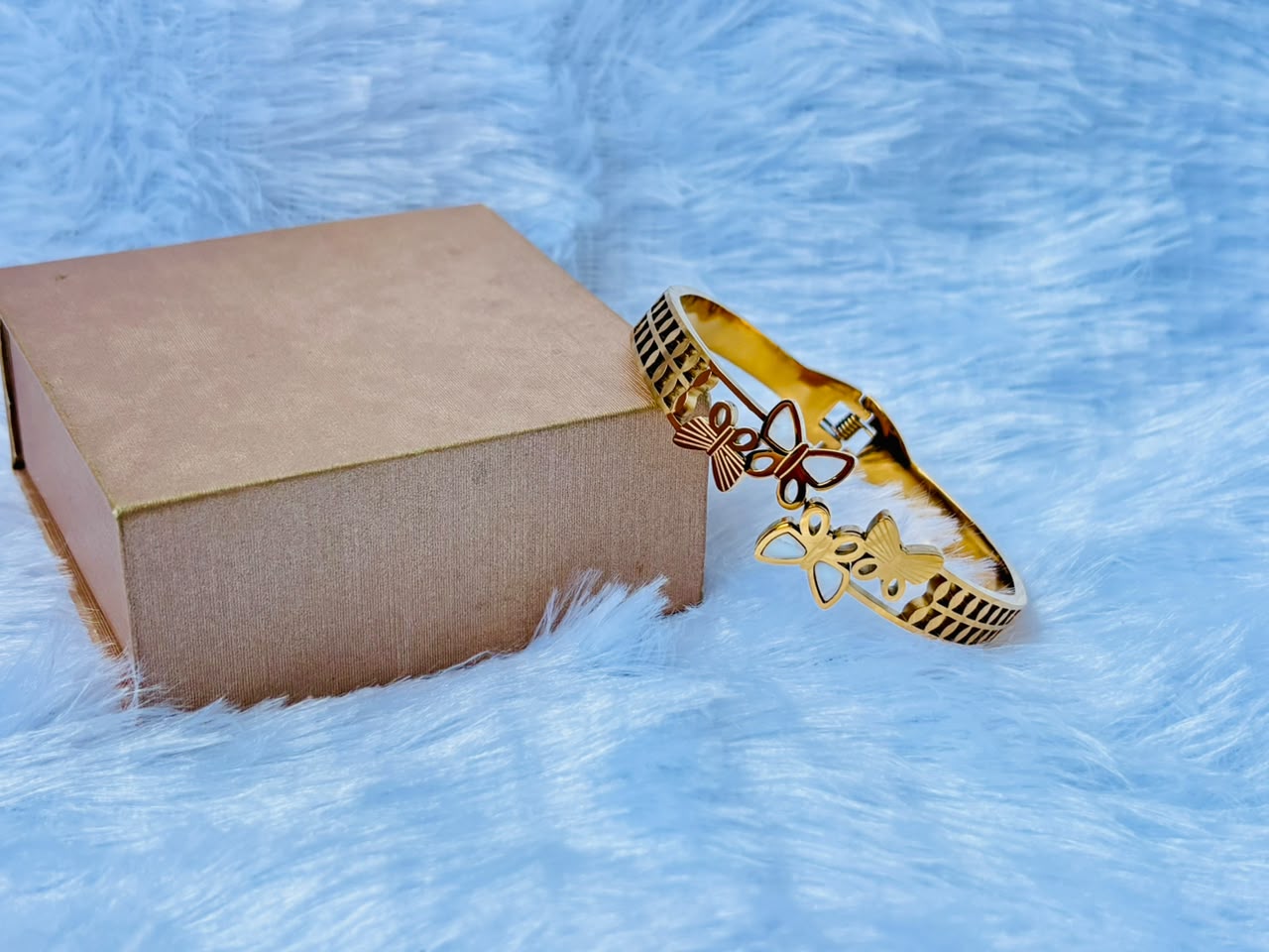 Butterfly Gold-Plated Bracelet