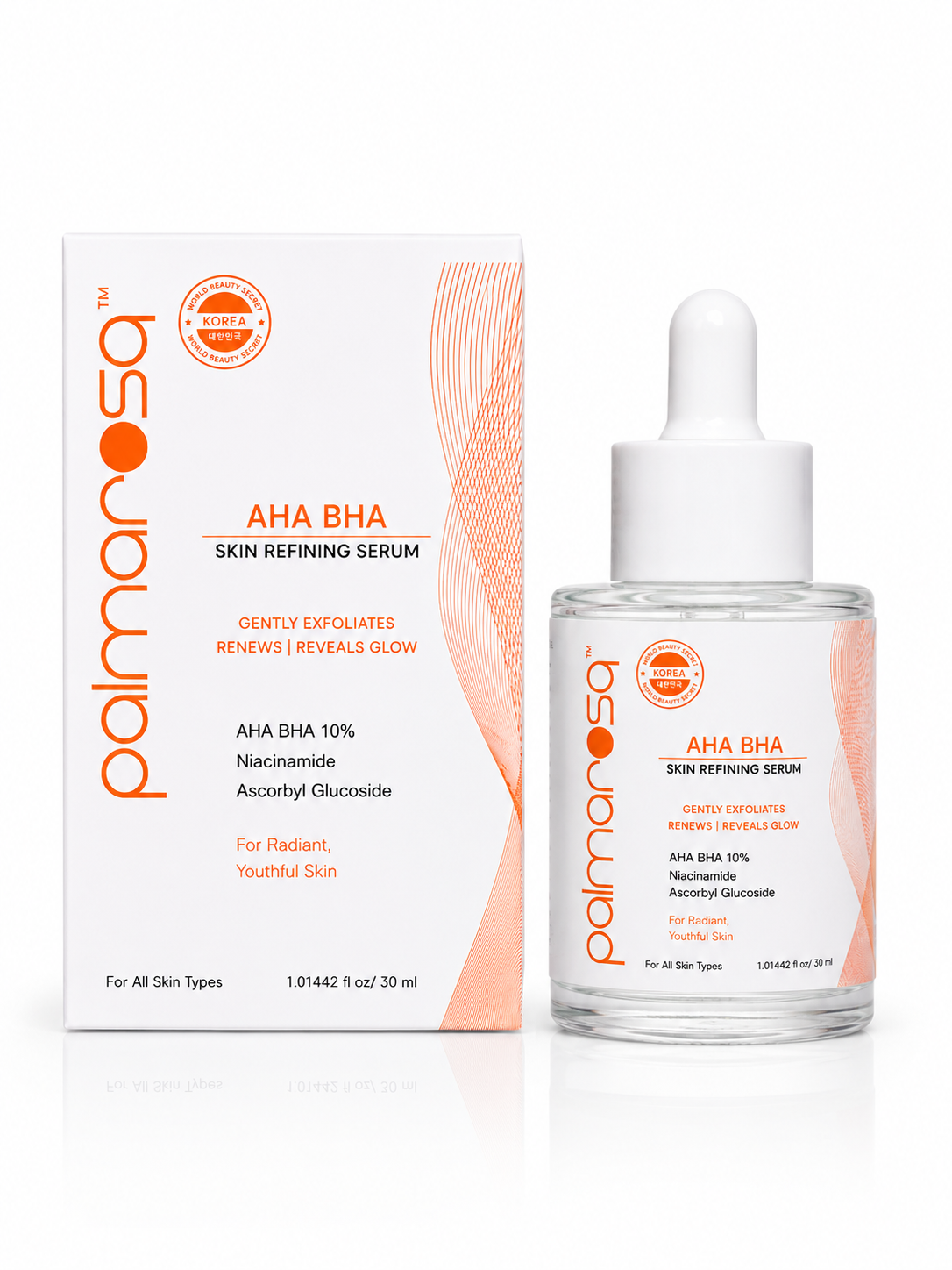 PALMAROSA™ AHA BHA SKIN REFINING SERUM