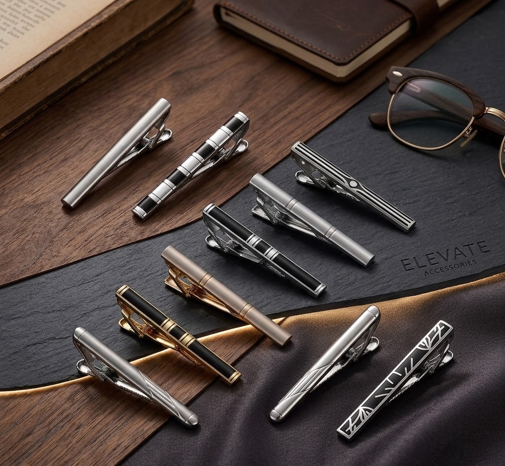 Elegant Tie Bar Set