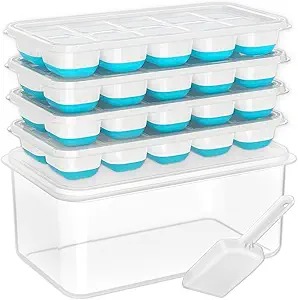Stackable Ice Cube Tray Set