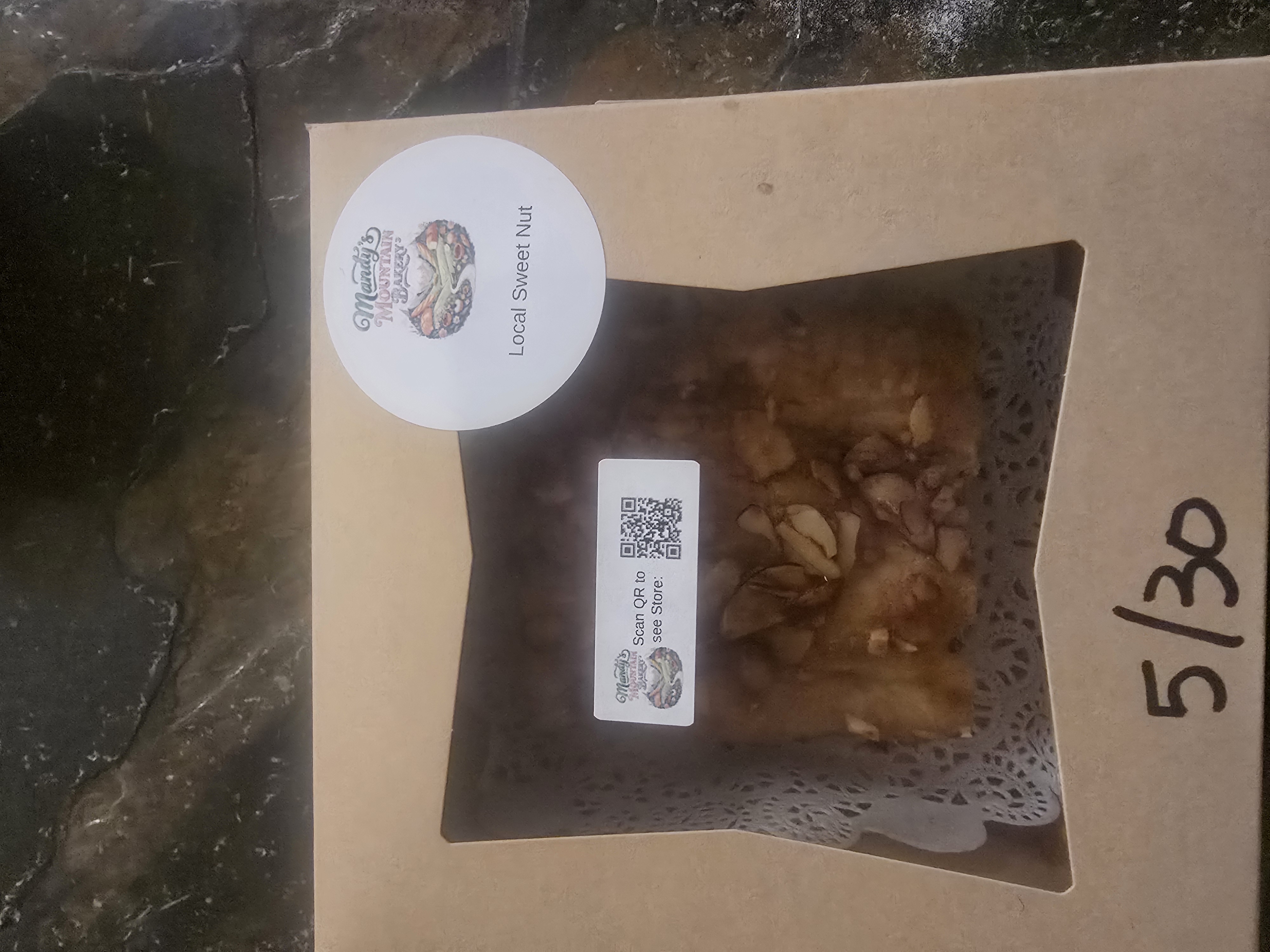 Local Sweet Nut Focaccia 