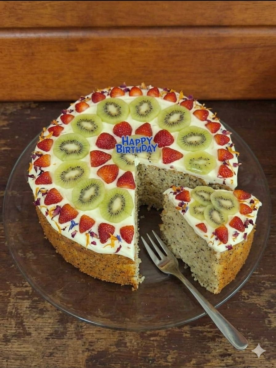 Lemon Poppy Seed Cake