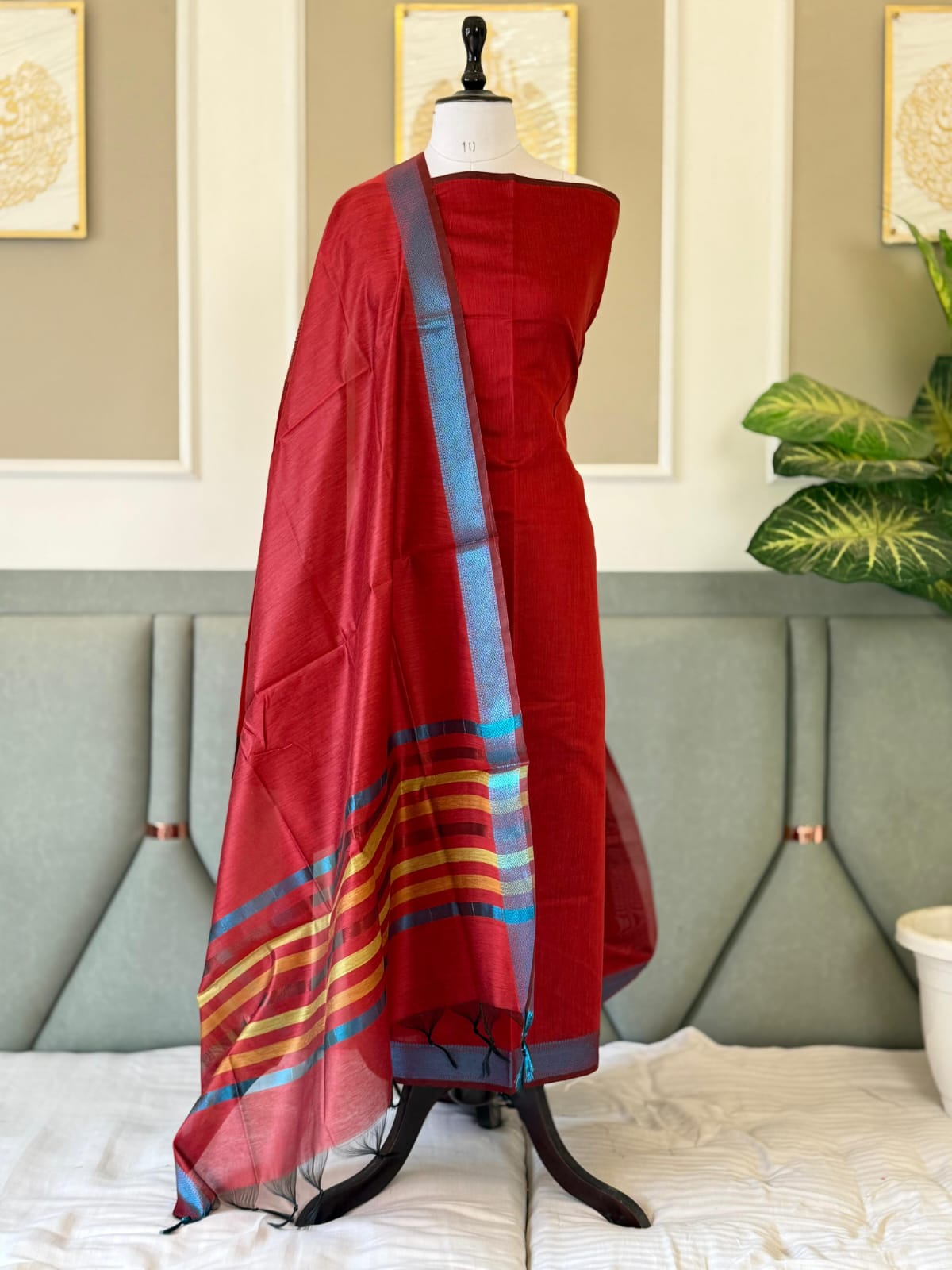Handloom Cotton Suit