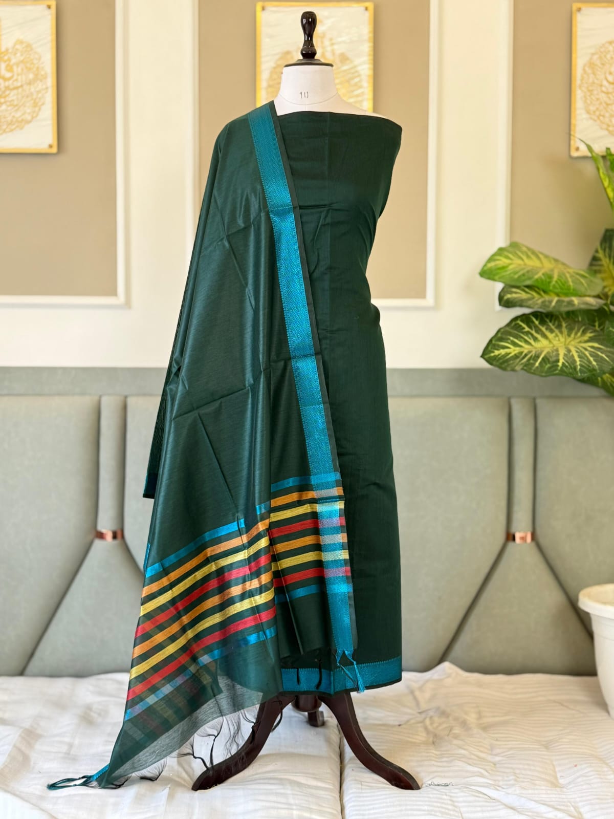 Handloom Cotton Suit