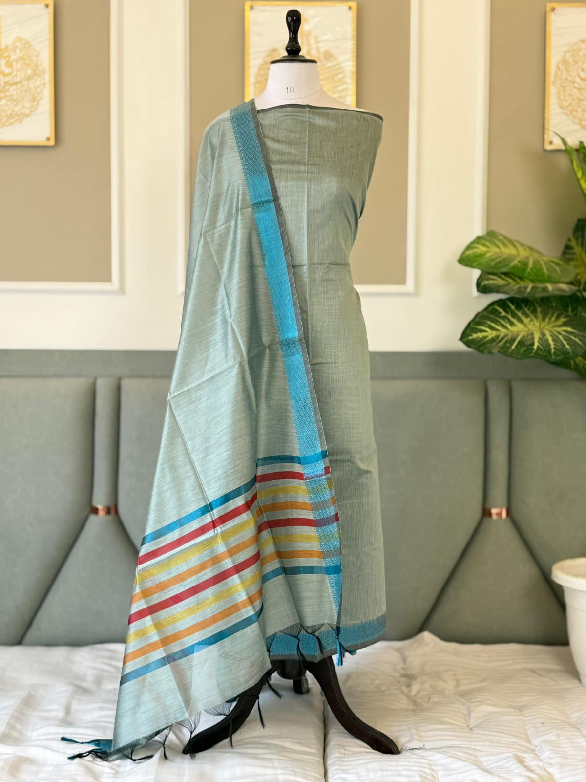 Handloom Cotton Suit