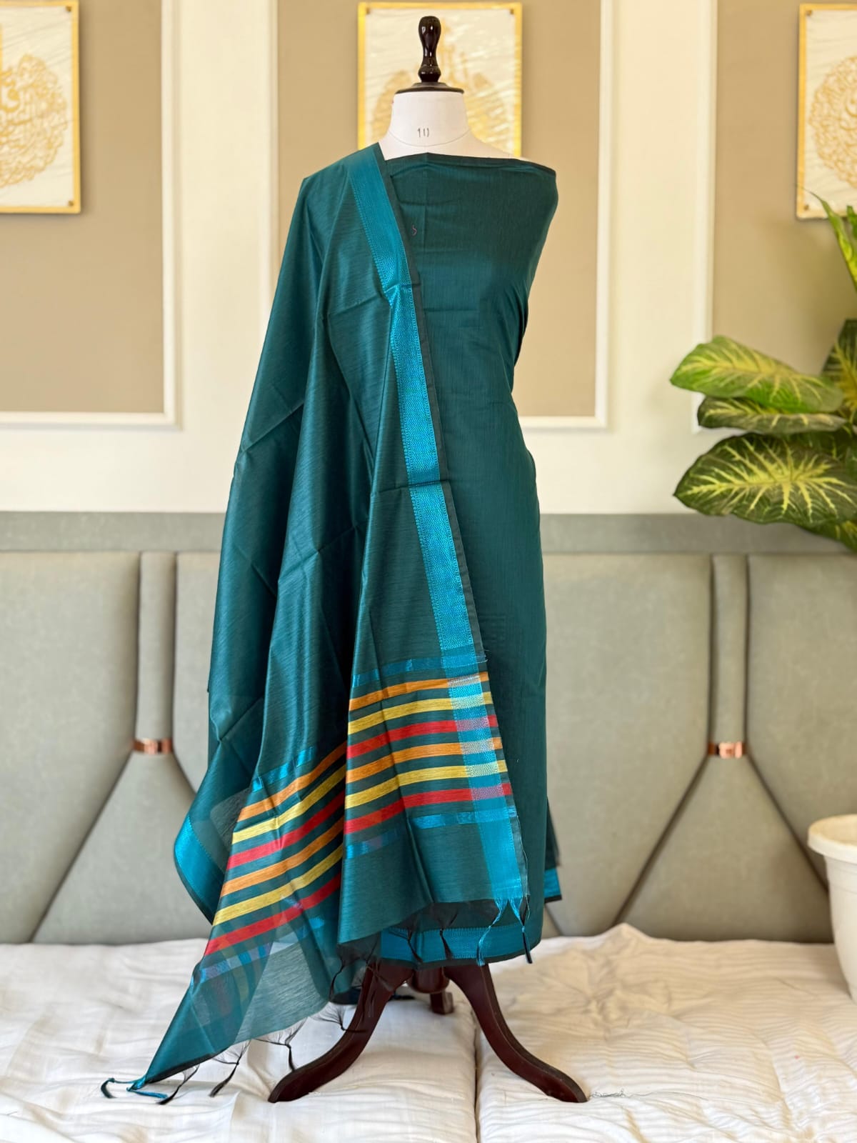 Handloom Cotton Suit