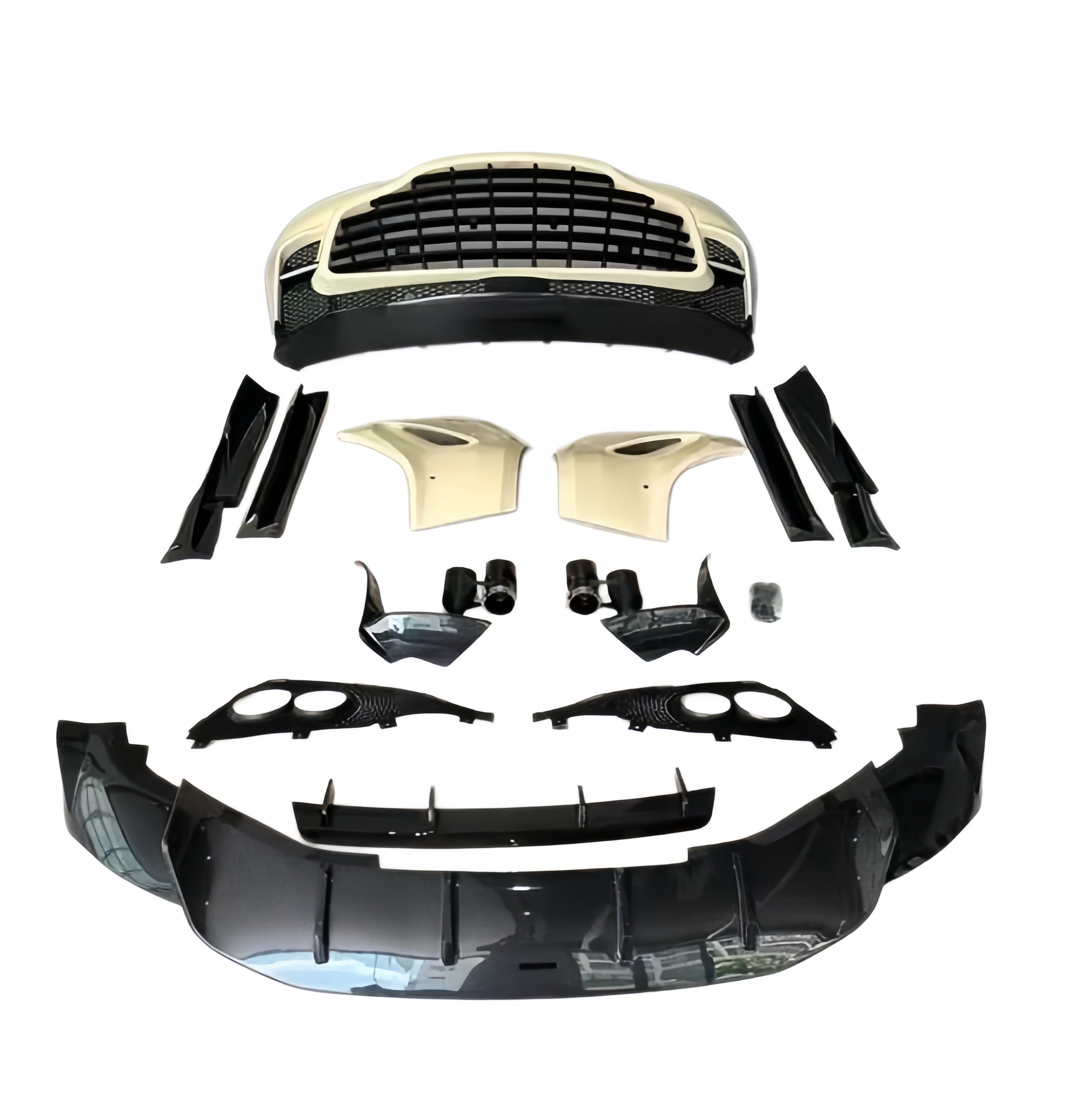 DBX 707 Style Dry Carbon Fiber Aero Kit for Aston Martin DBX