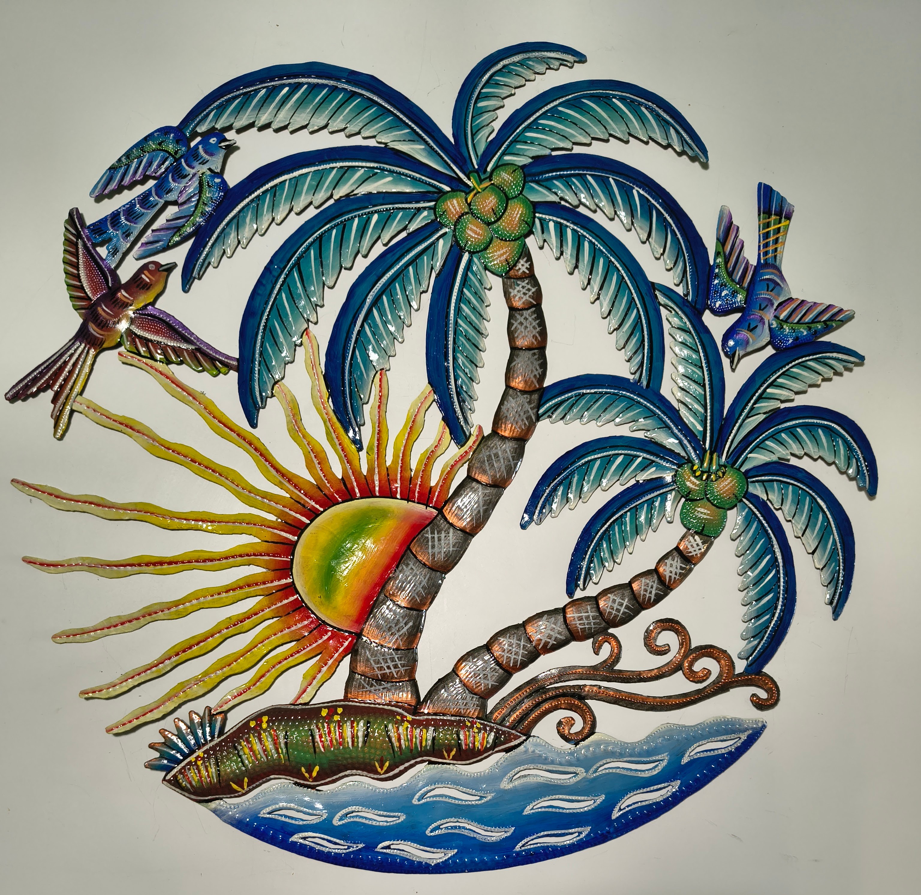 Tropical Metal Wall Art
