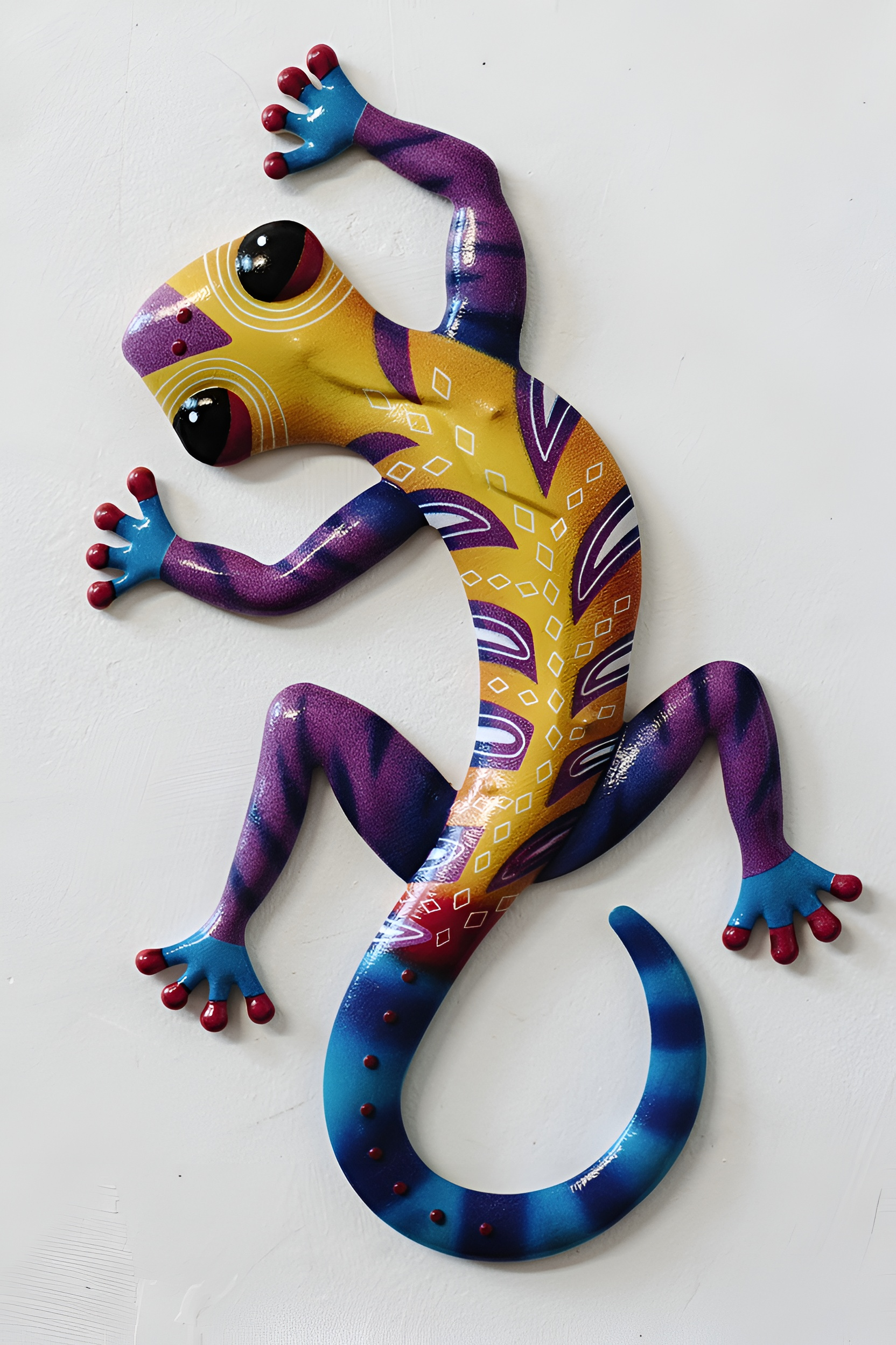 Colorful Gecko Wall Decor