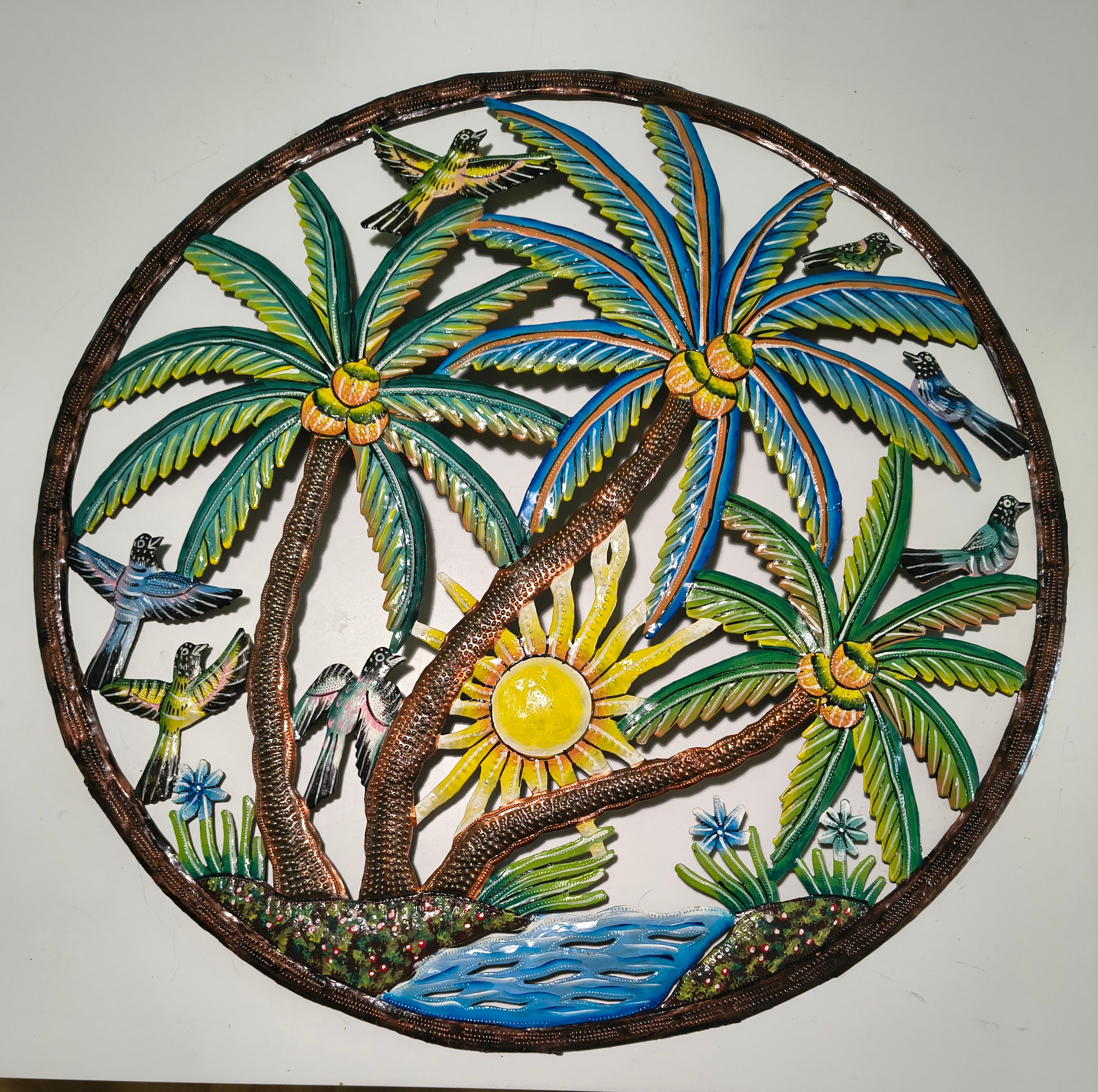 Tropical Metal Wall Art