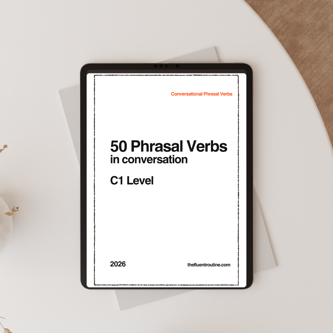 50 C1 Phrasal Verbs in Conversation