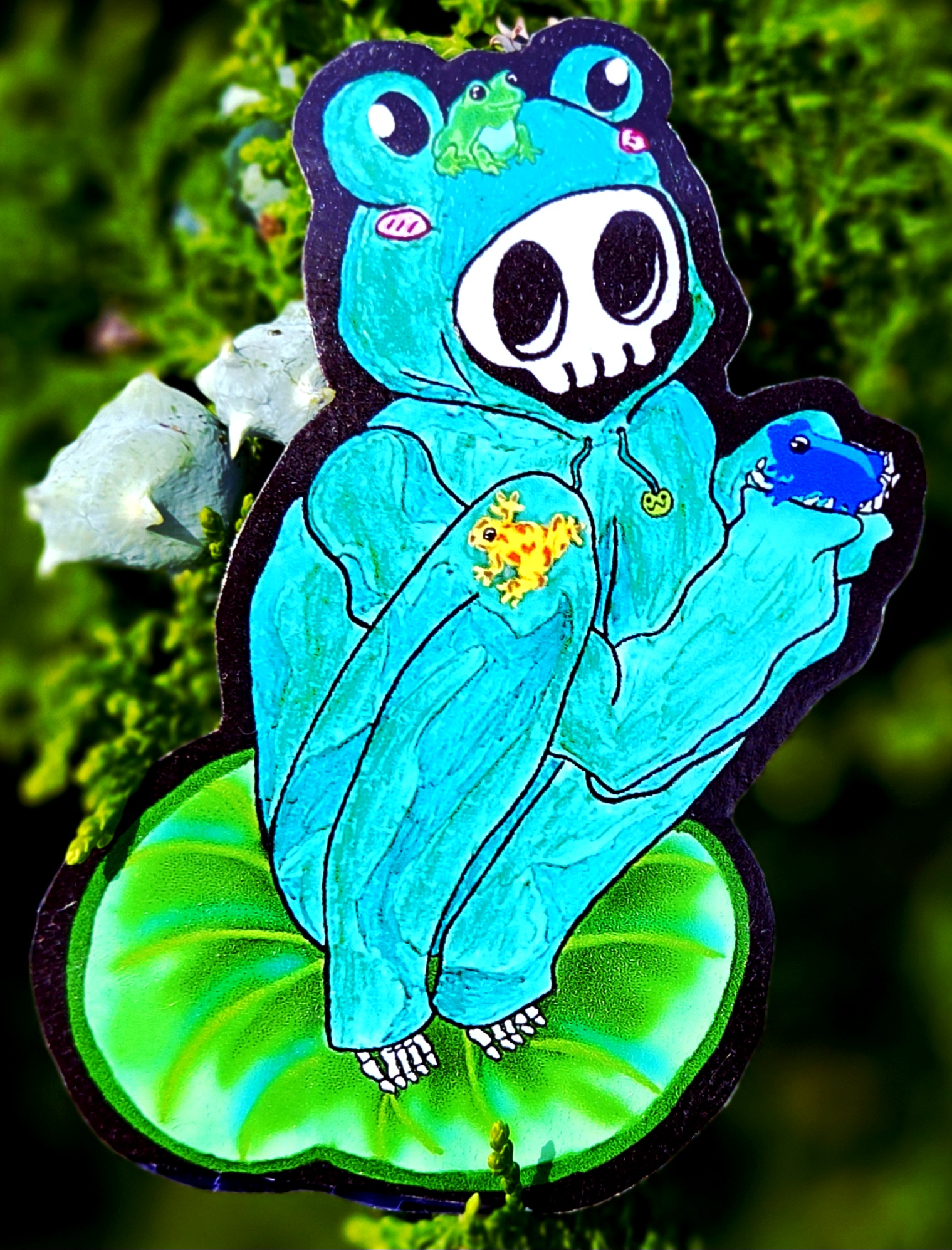 Froggo Obsessed Skelly Sticker