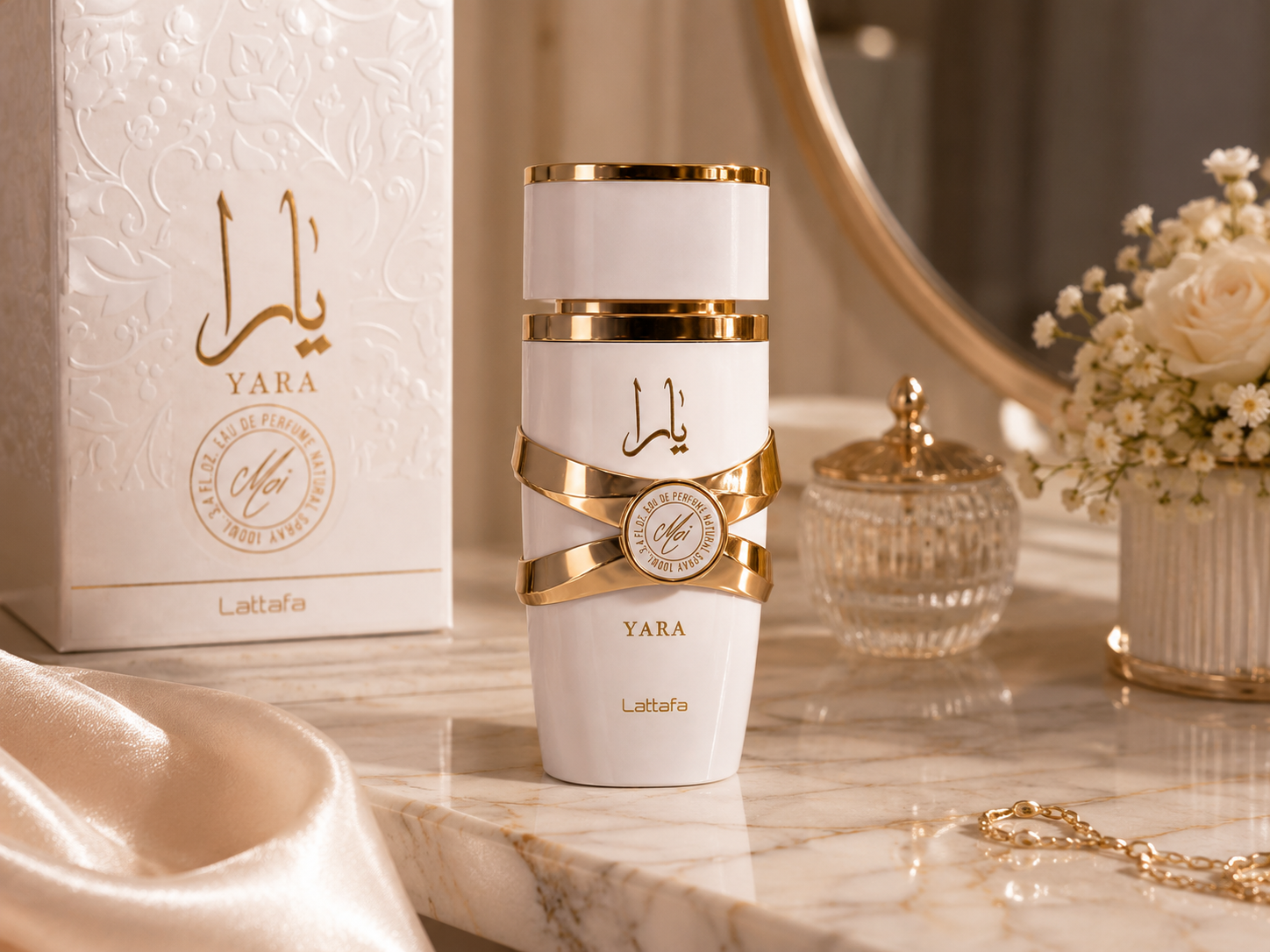 Lattafa Yara Moi Eau de Parfum para Mujer – 100 ml | Elegancia Floral, Cremosa y Sofisticada