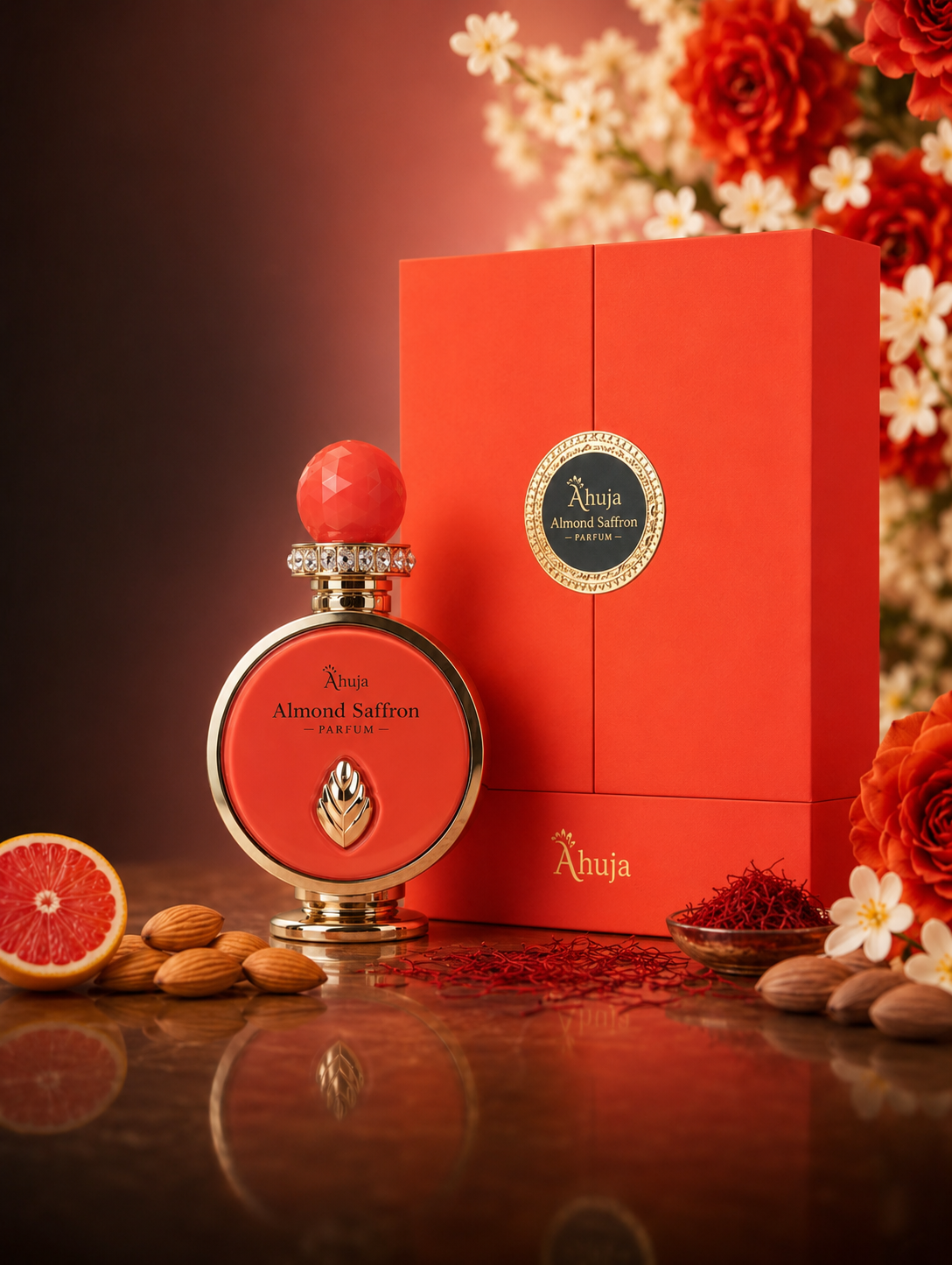 Ahuja Almond Saffron Parfum – Extrait de Parfum Unisex 100 ml