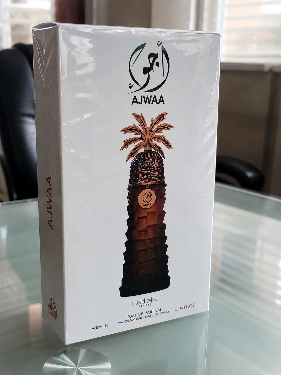 Ajwaa by Lattafa Pride Eau de Parfum 90ml | Unisex | Aroma Dulce, Amaderado y Exótico