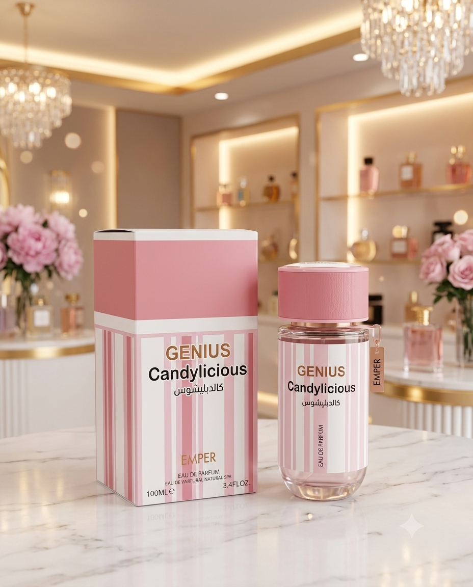 Genius Candylicious Eau de Parfum 100ml para Mujer | Dulce, Cremoso y Femenino